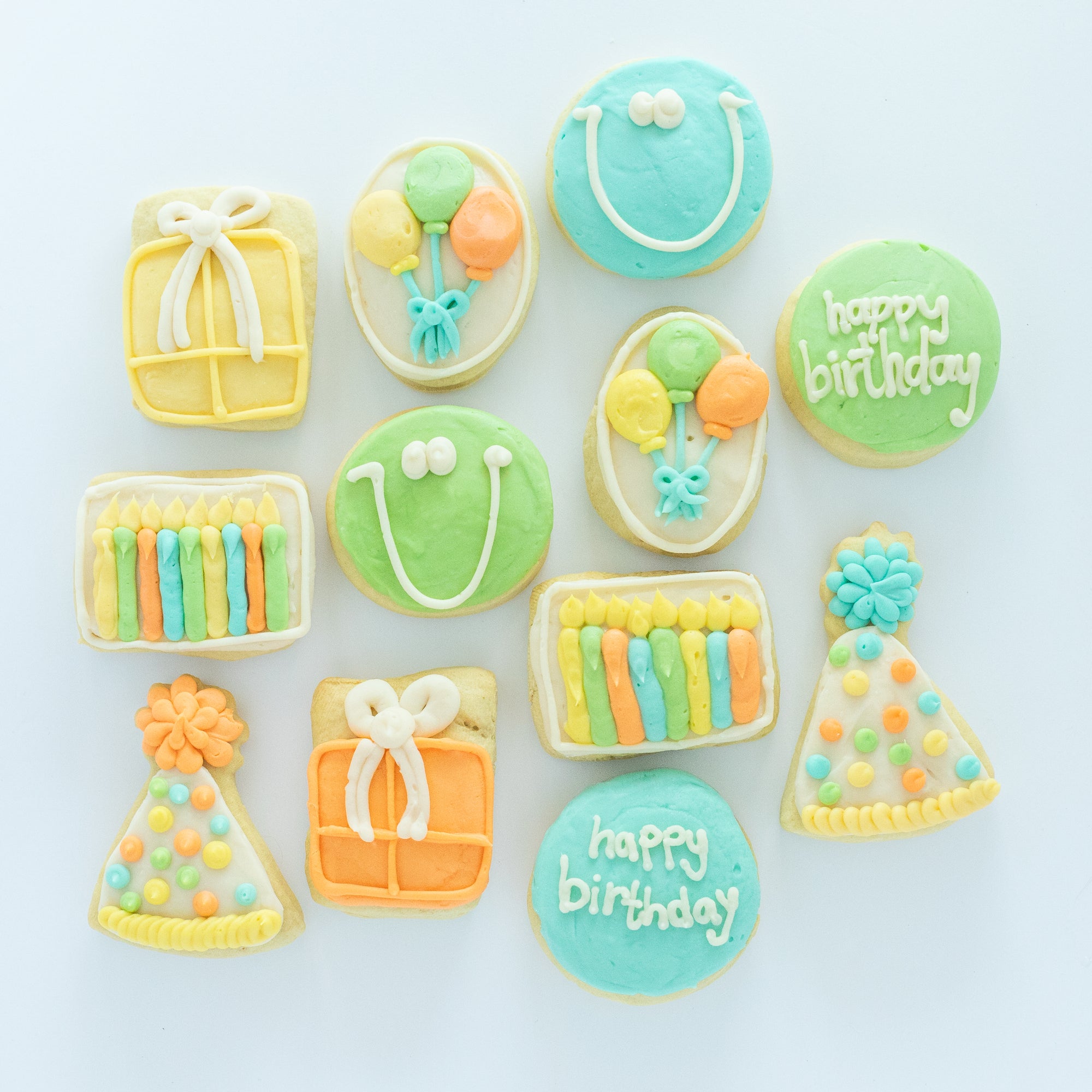 Birthday Boy BIG cookies (1 Dozen)