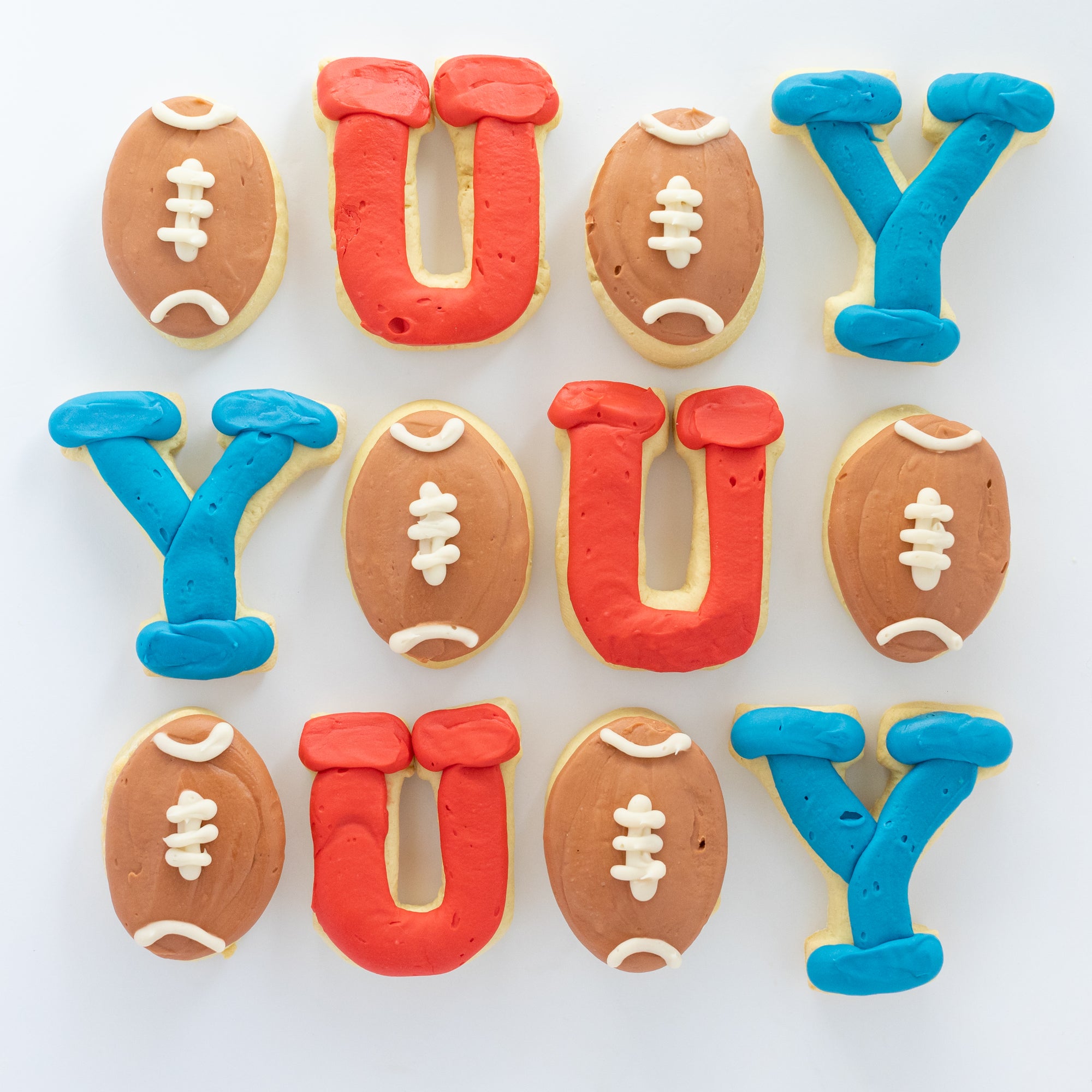 Football BIG Cookies (1 Dozen)