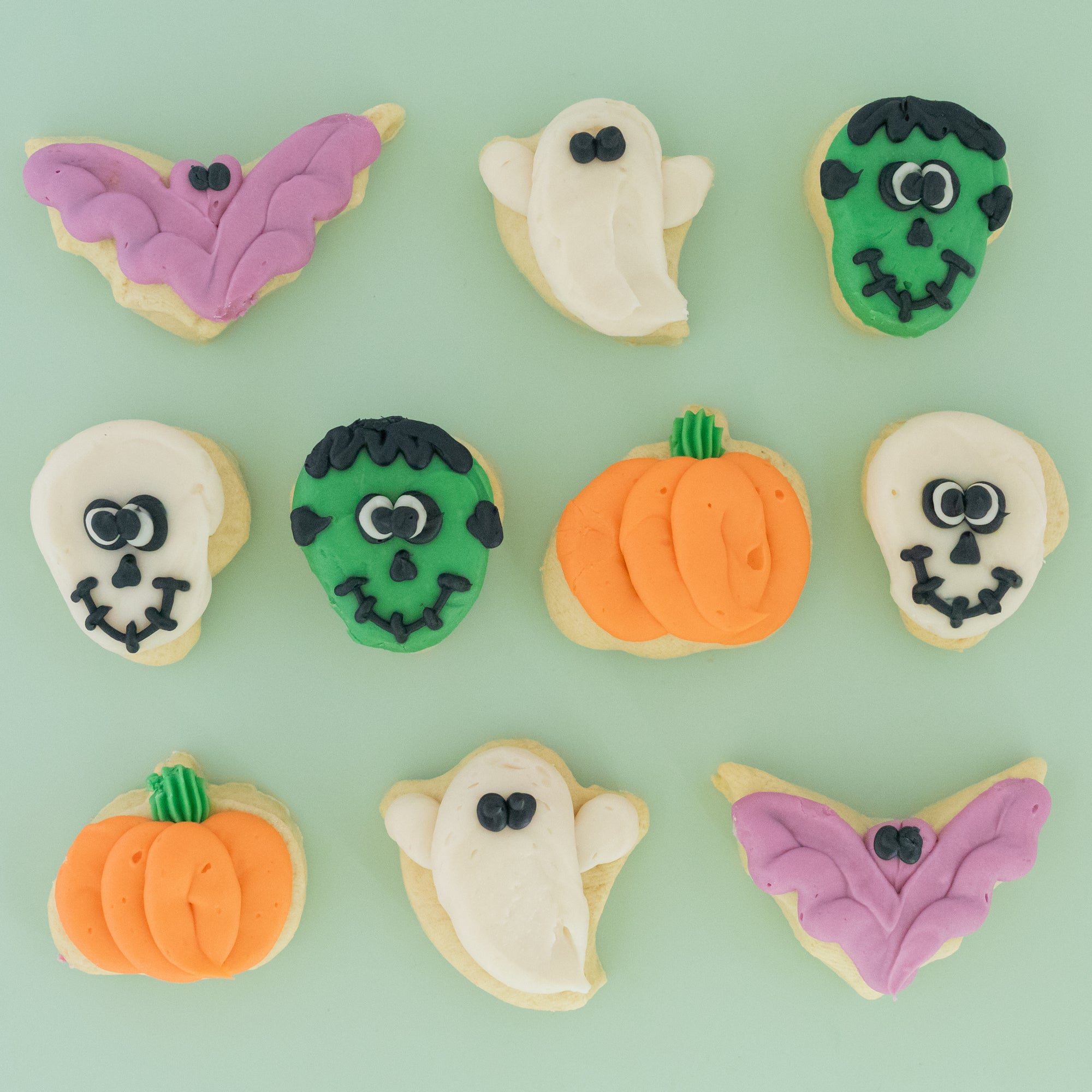 Halloween MINI Sugar Cookies (1 Dozen)