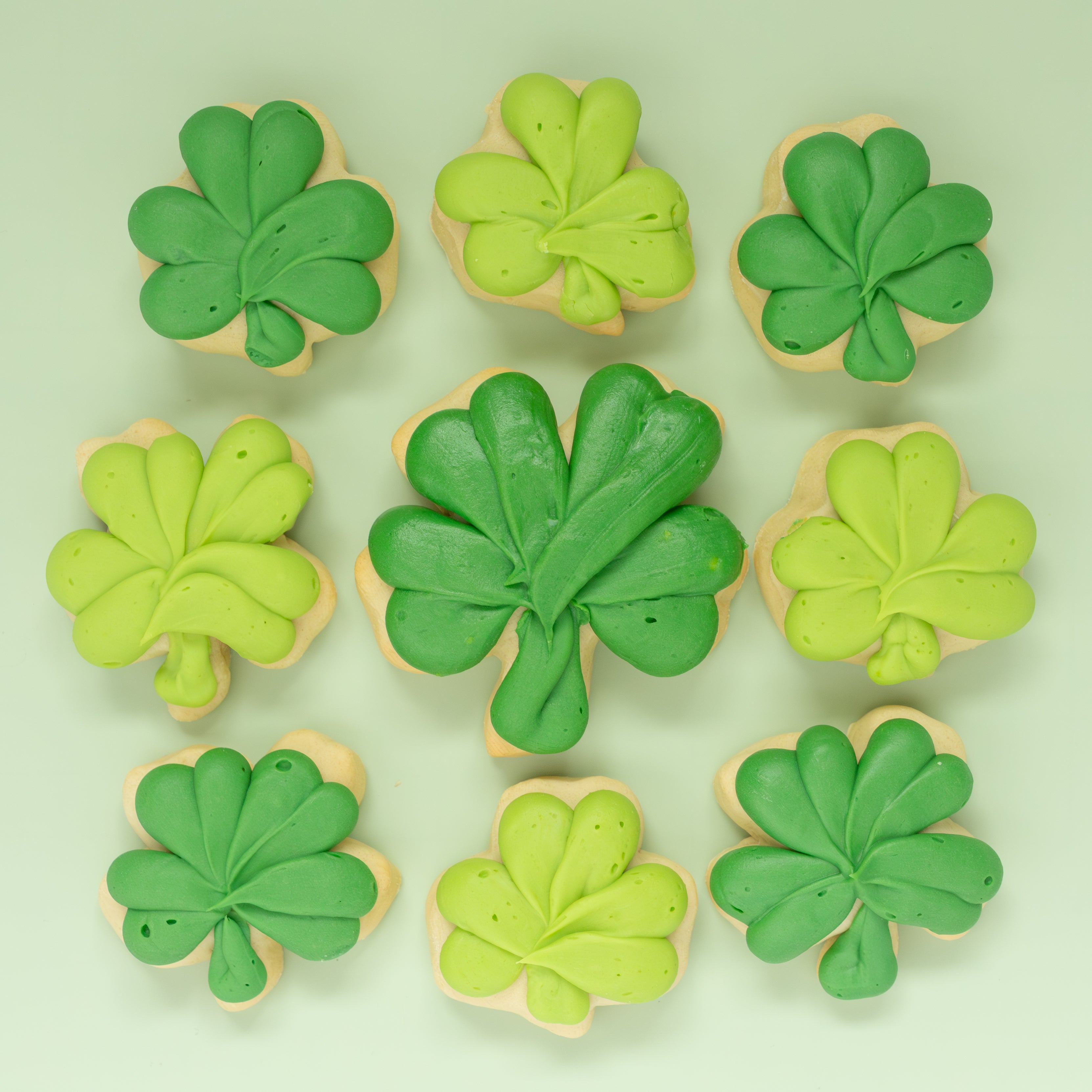 Shamrock Sugar Cookies