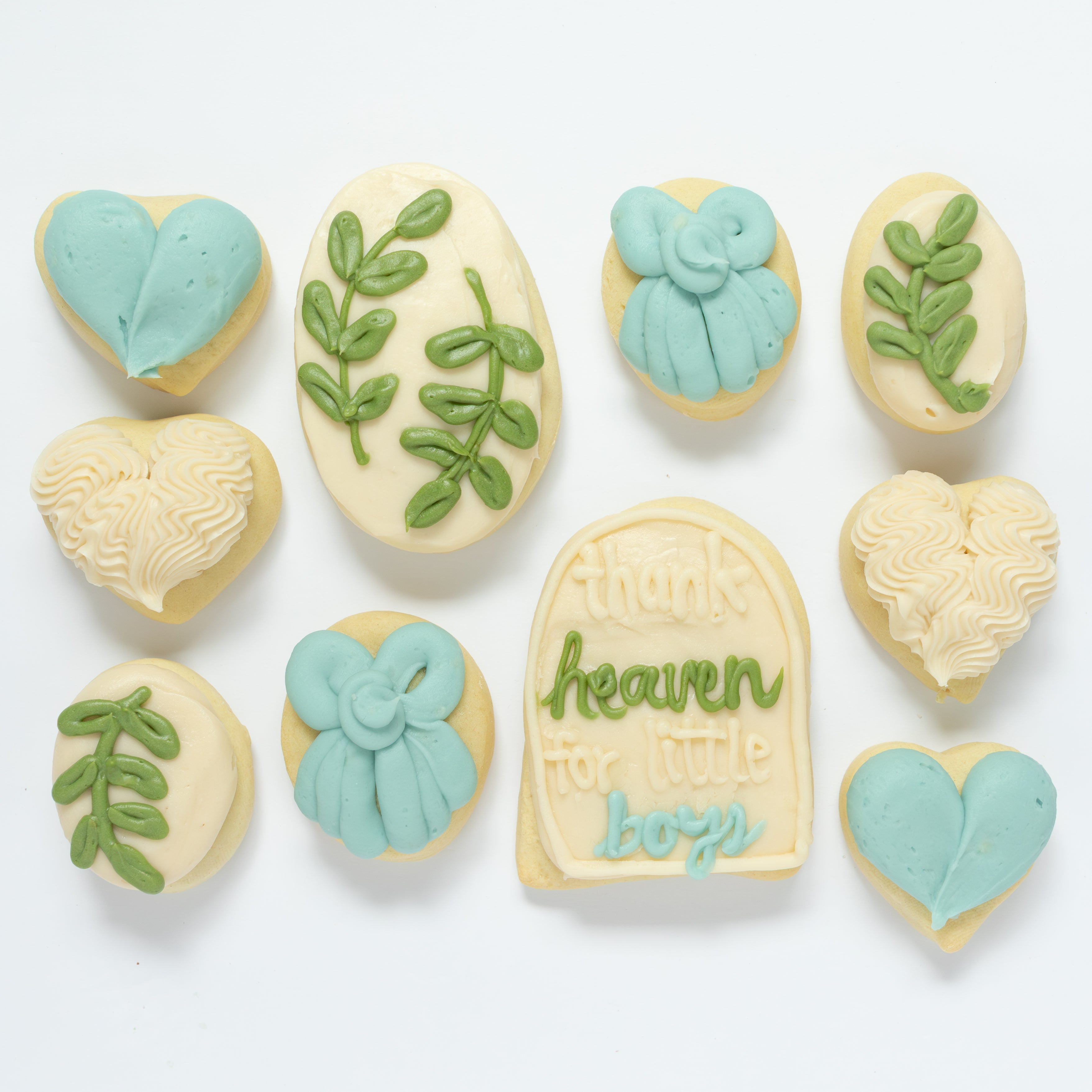 Boy Baby Blessing Sugar Cookies