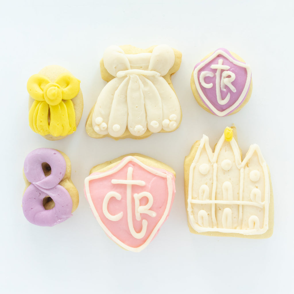 LDS Girl Baptism Cookies