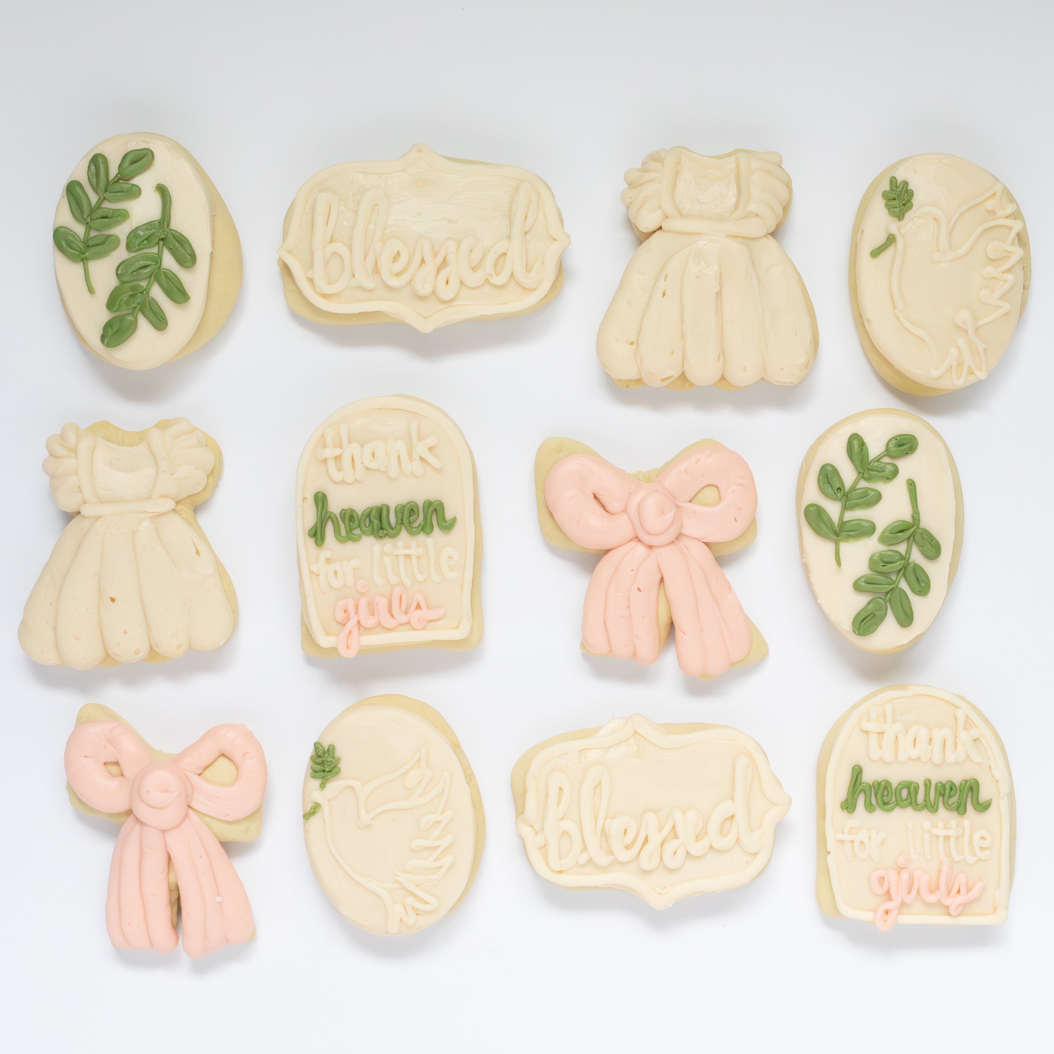 Girl Baby Girl BIG Sugar Cookies (1 Dozen)