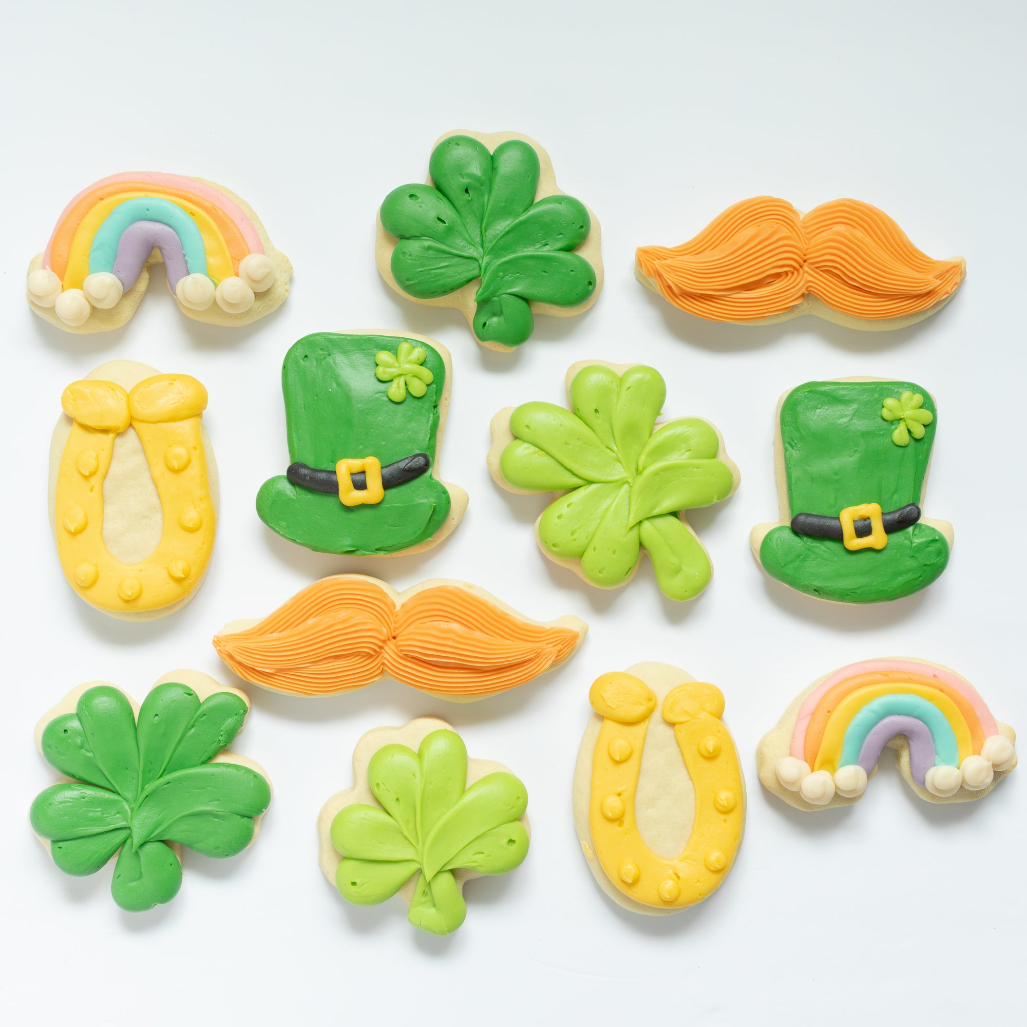St. Patrick's BIG Sugar Cookies (1 Dozen)