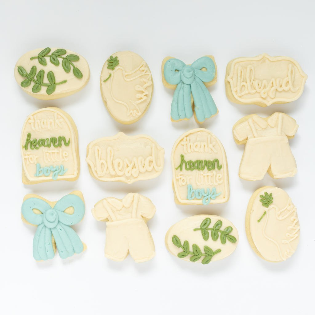 Boy Baby Girl BIG Sugar Cookies (1 Dozen)