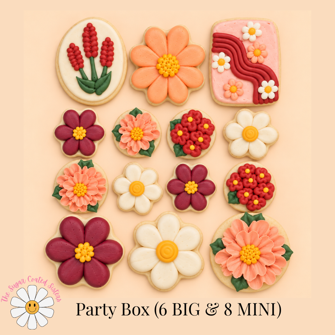 Fall Floral Party Box (6 BIG & 8 MINI)