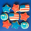 Stars & Stripes MINI Cookies (1 Dozen)