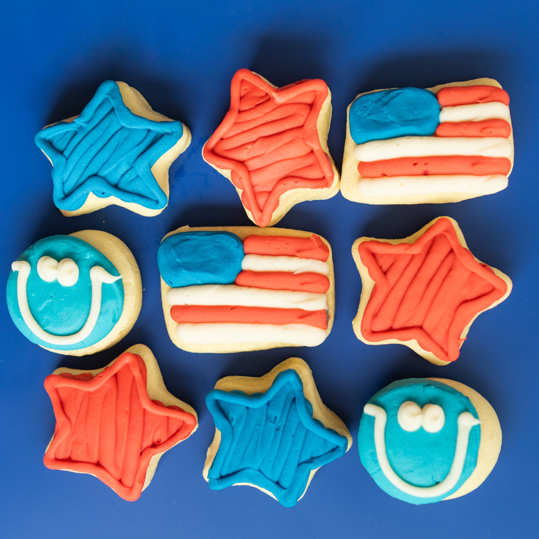 Stars & Stripes MINI Cookies (1 Dozen)