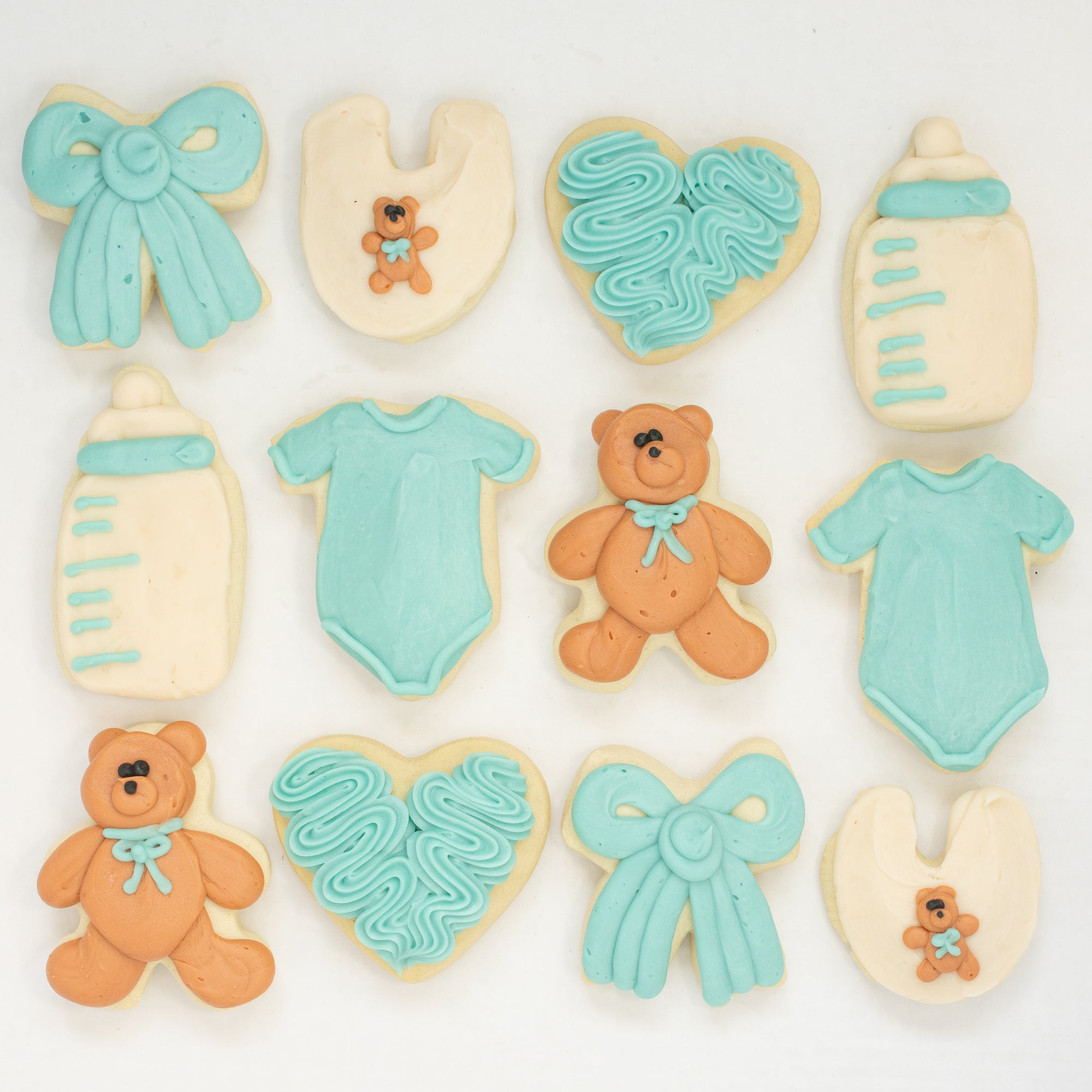 Baby Boy BIG Sugar Cookies (1 Dozen)