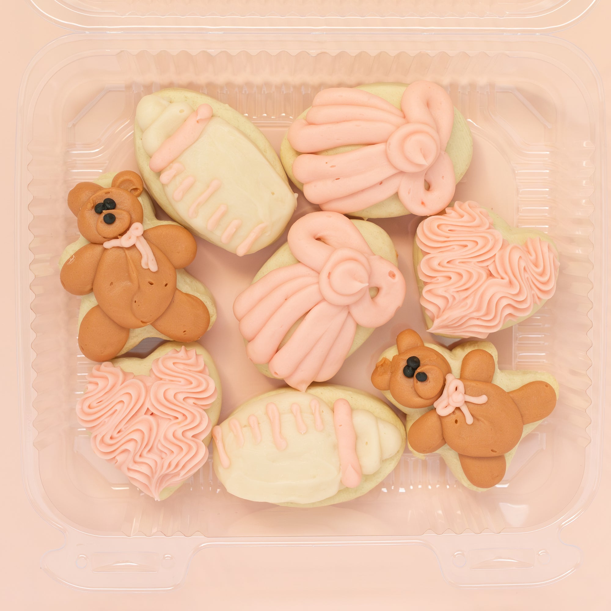 Baby Girl Party Pack (8 MINI cookies)
