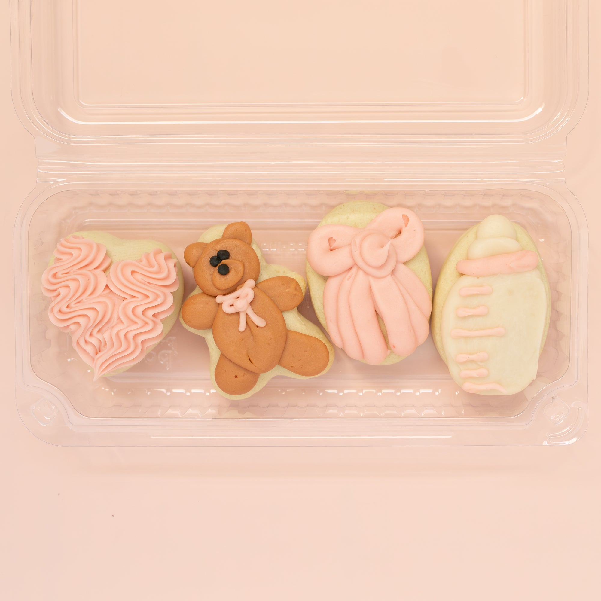 Baby Girl Party Sleeve (4 MINI cookies)