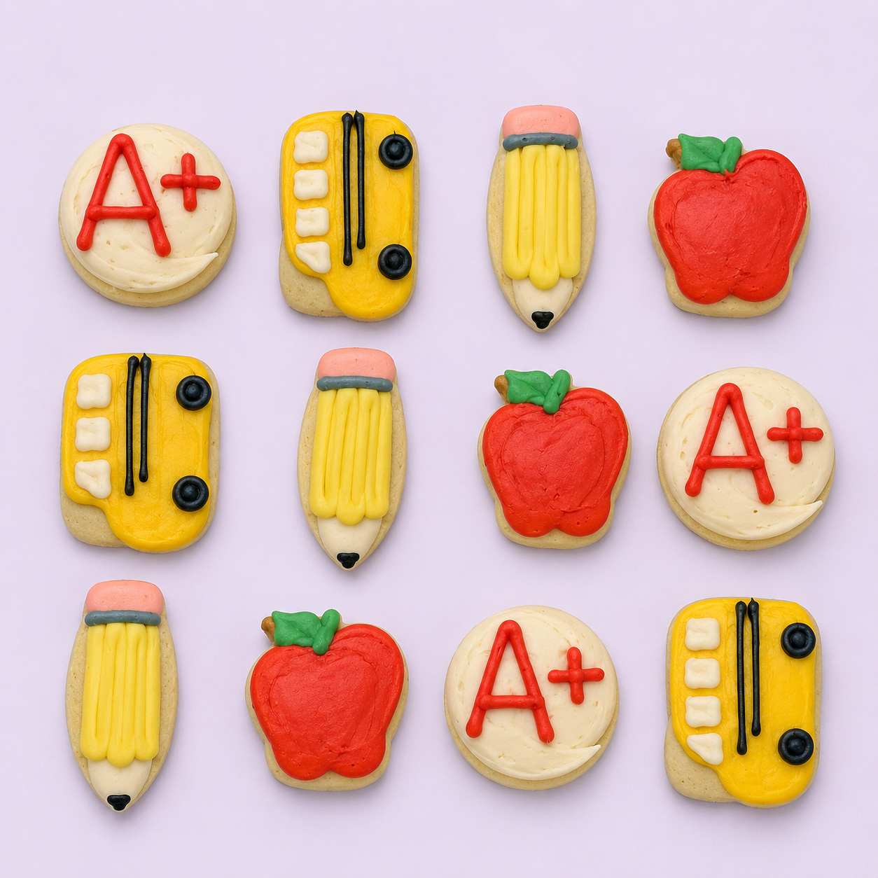Back to School MINI Cookies (1 Dozen)
