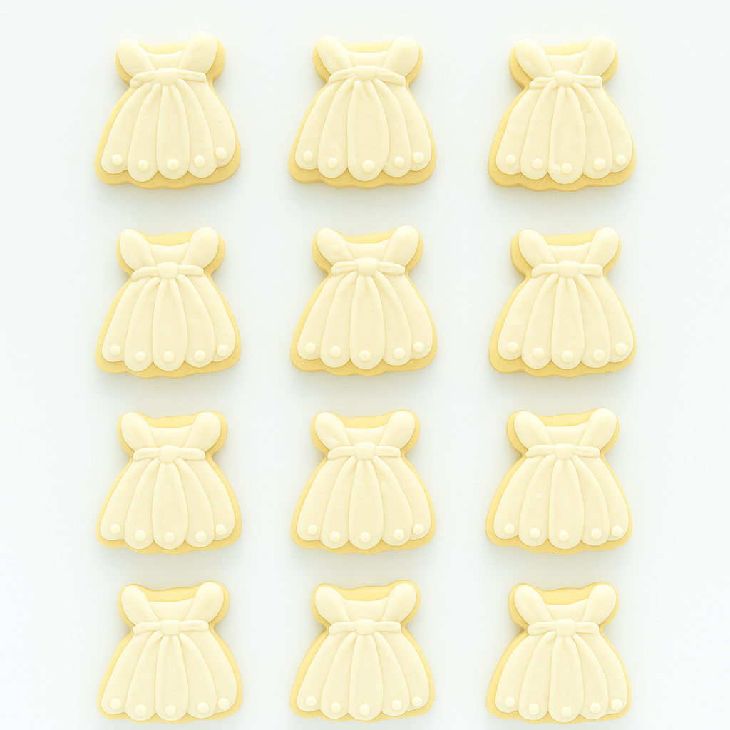 Girl Baptism BIG Sugar Cookies (1 Dozen)
