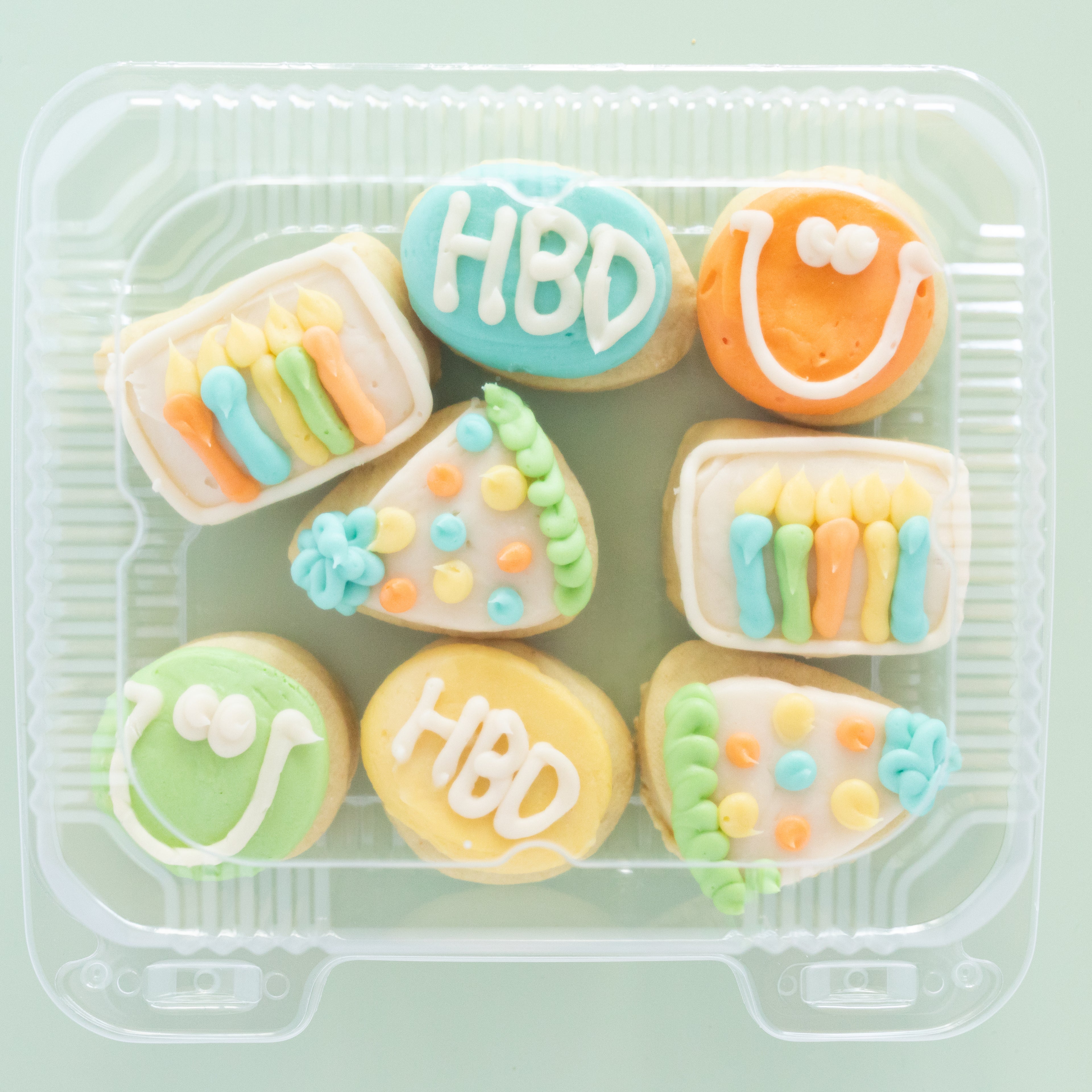 Birthday Boy Party Pack (8 MINI Sugar Cookies)