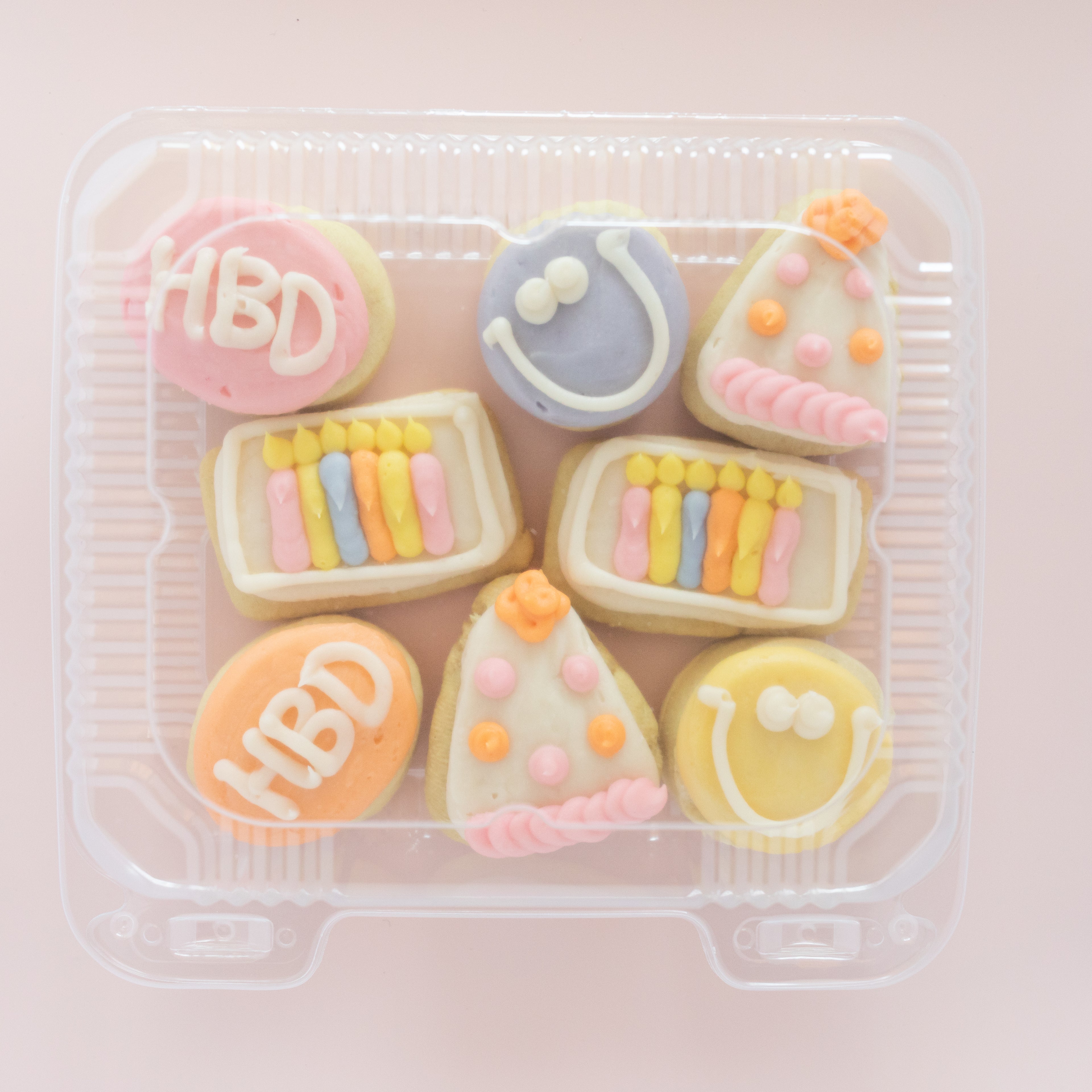 Birthday Girl Party Pack (8 MINI Sugar Cookies)