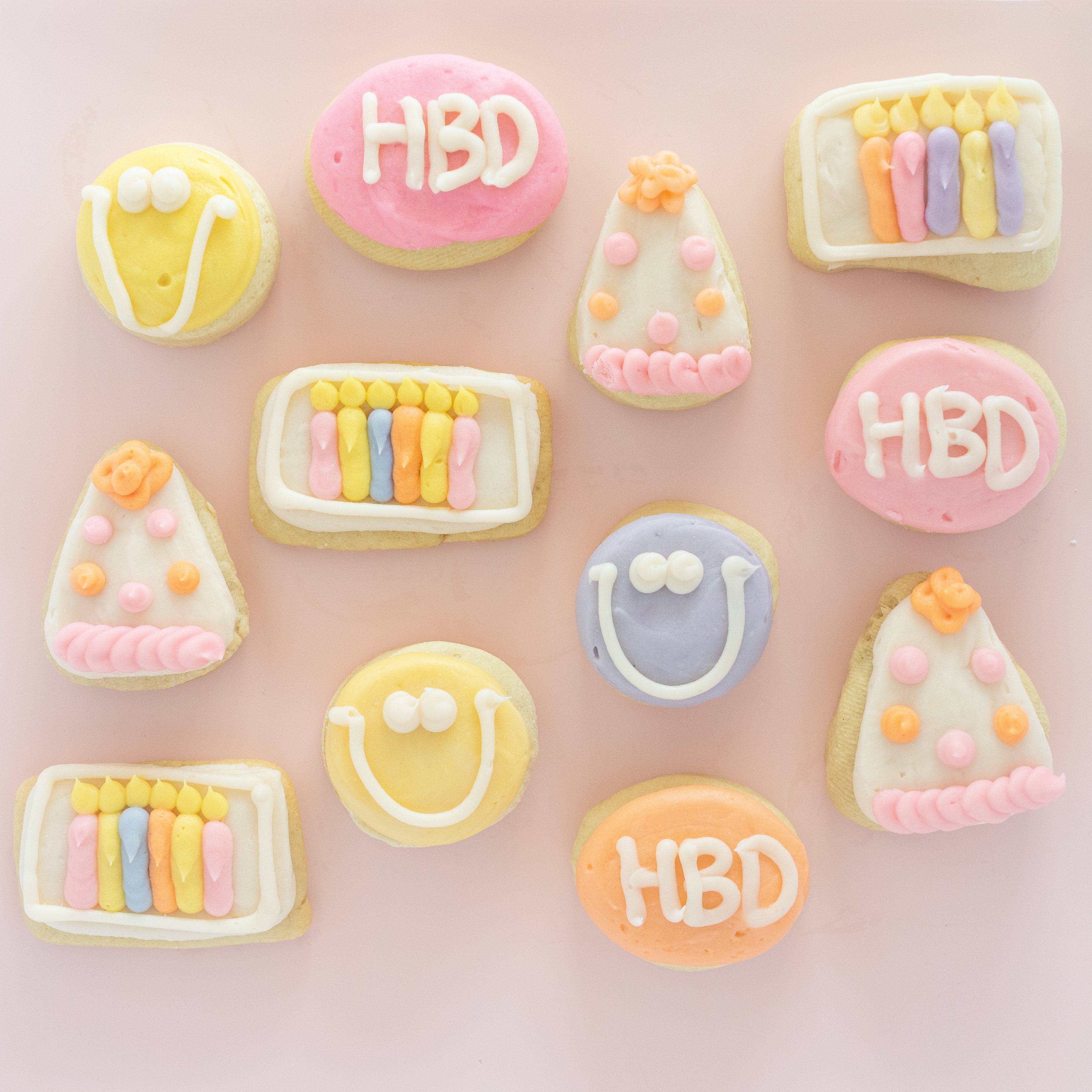 Birthday Girl MINI Sugar Cookies (1 Dozen)