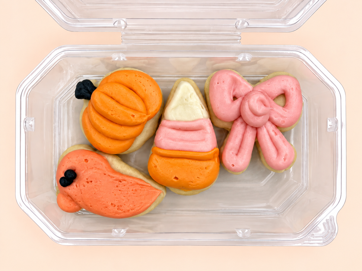 Boo Party Sleeve (4 MINI Sugar Cookies)