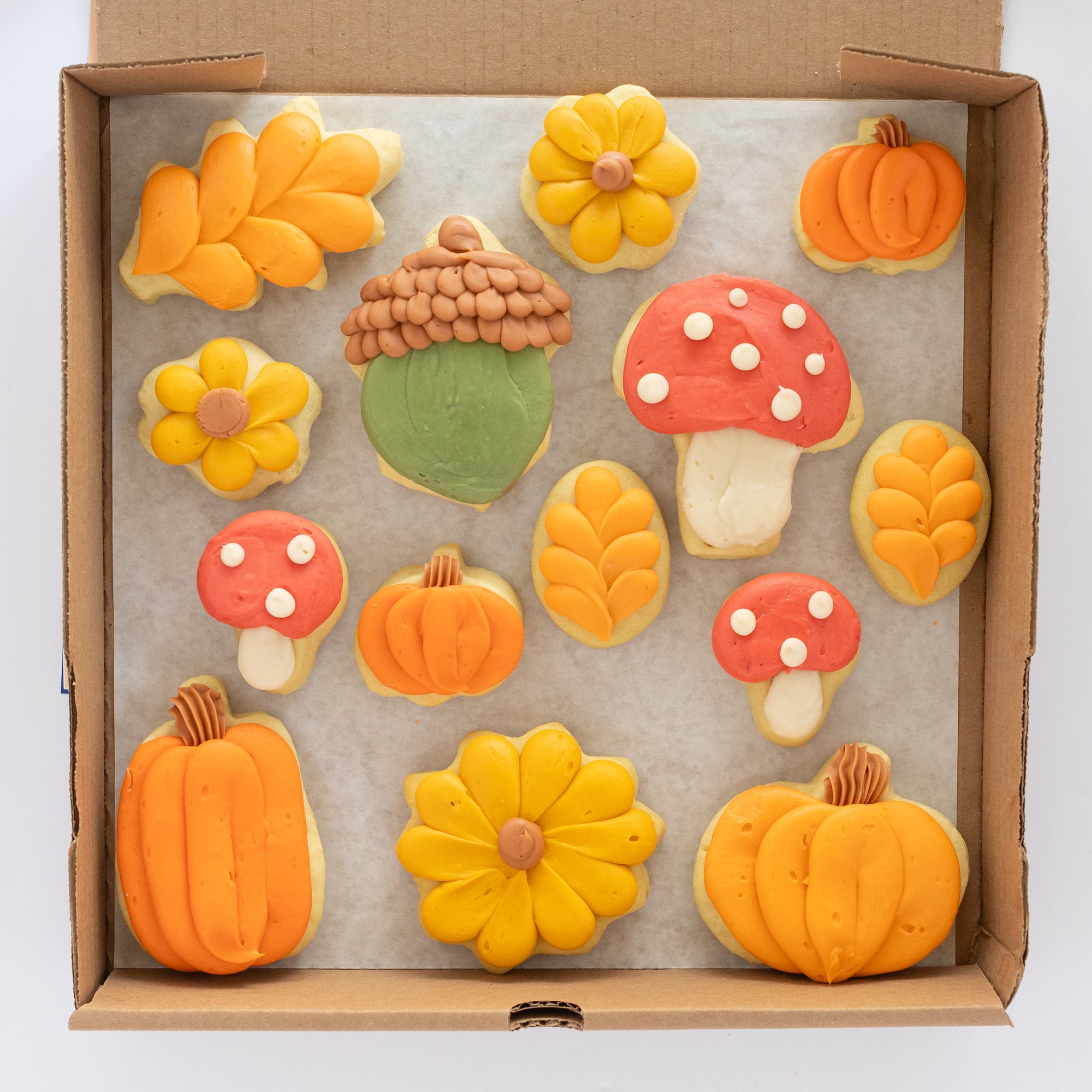 Fall Party Box (6 Big & 8 Mini cookies)