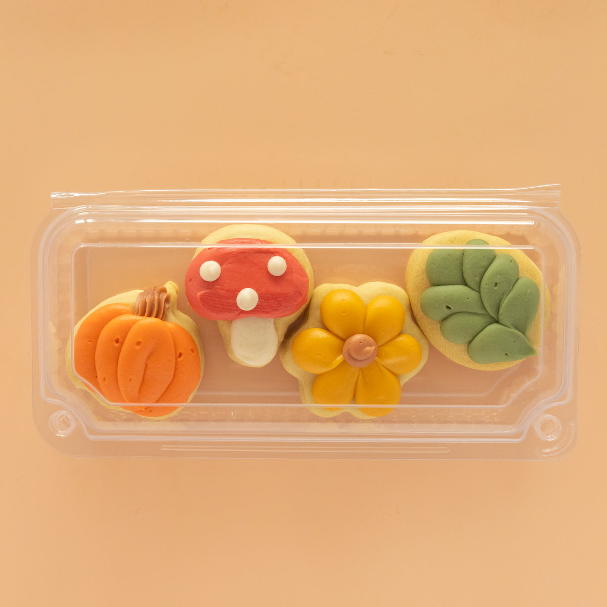 Fall Party Sleeve (4 MINI Sugar Cookies)