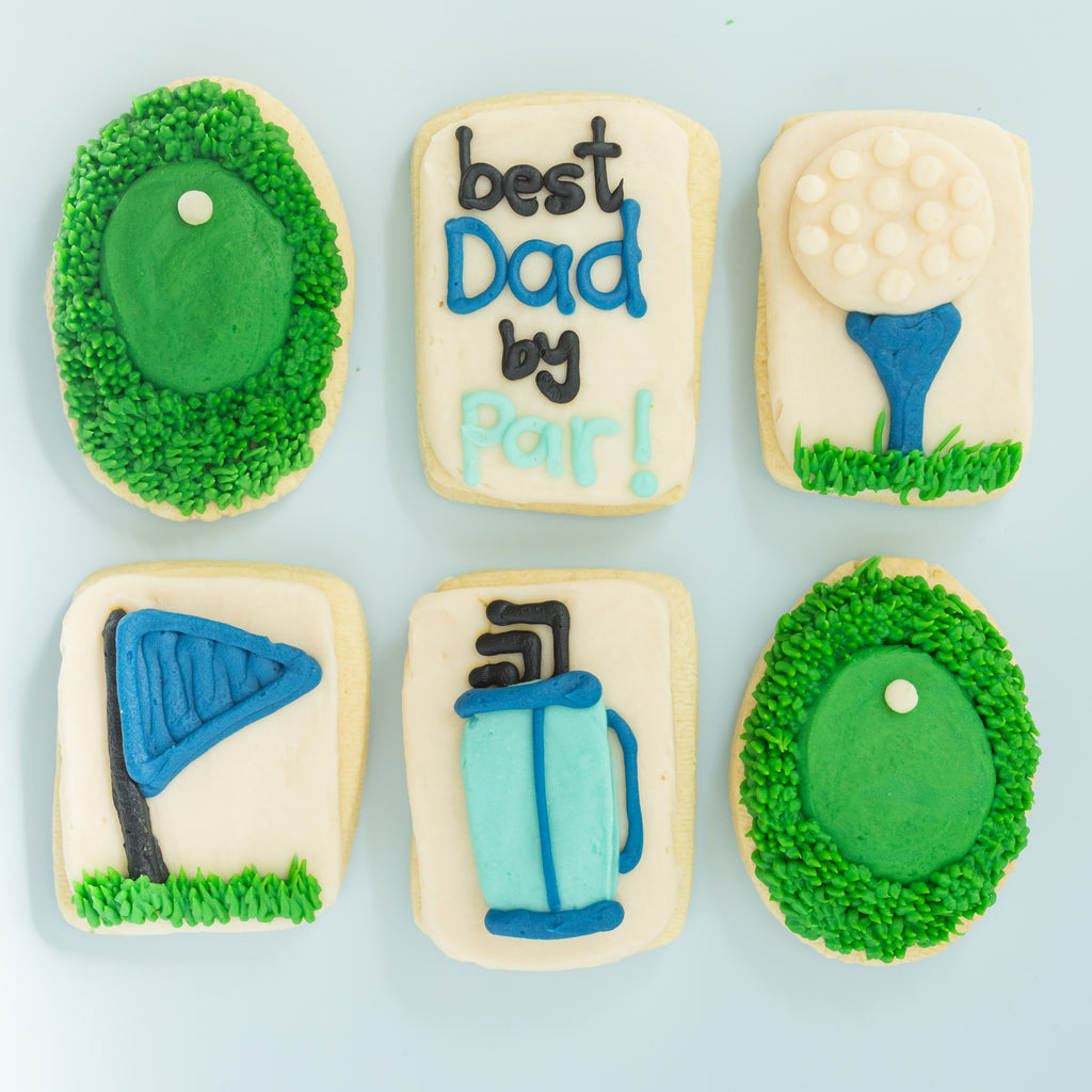 Best Dad by "Par" BIG Sugar Cookies (1 Dozen)