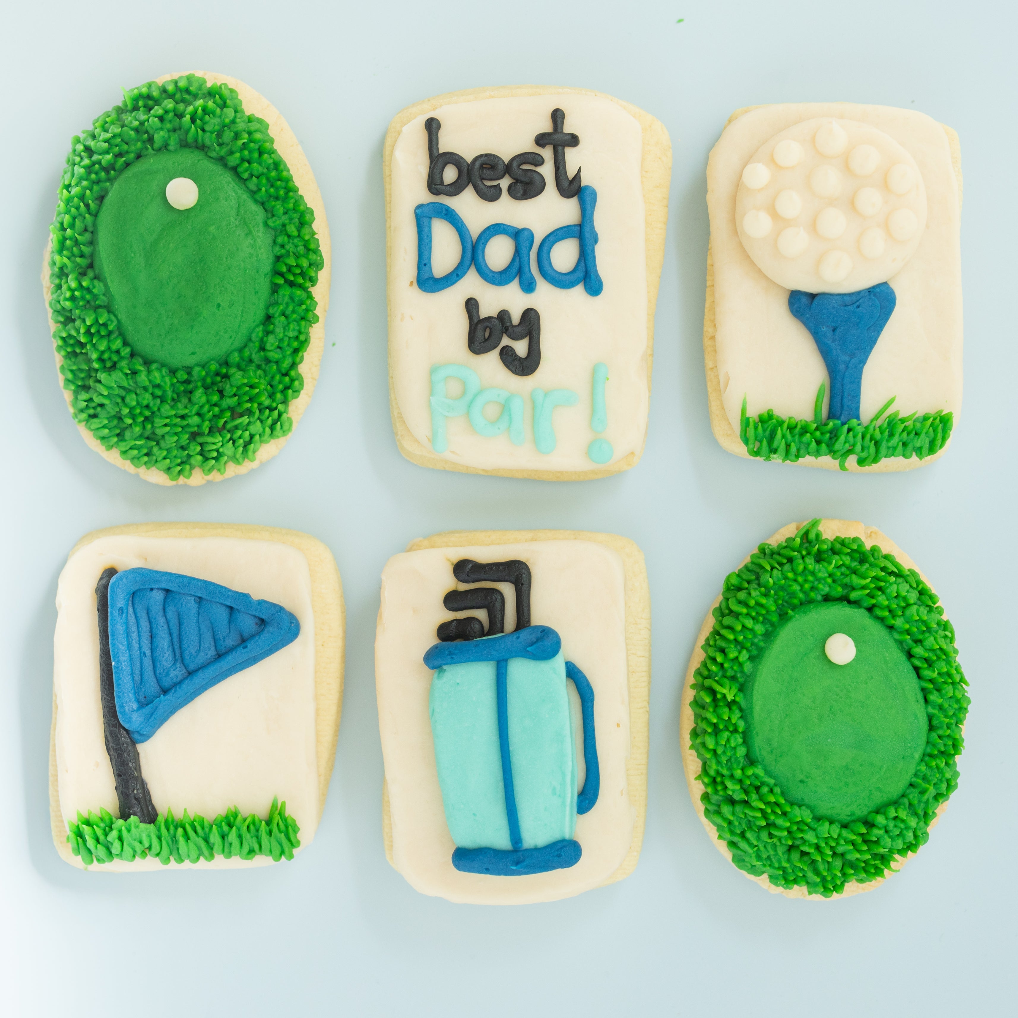 Best Dad by "Par" BIG Sugar Cookies (1 Dozen)