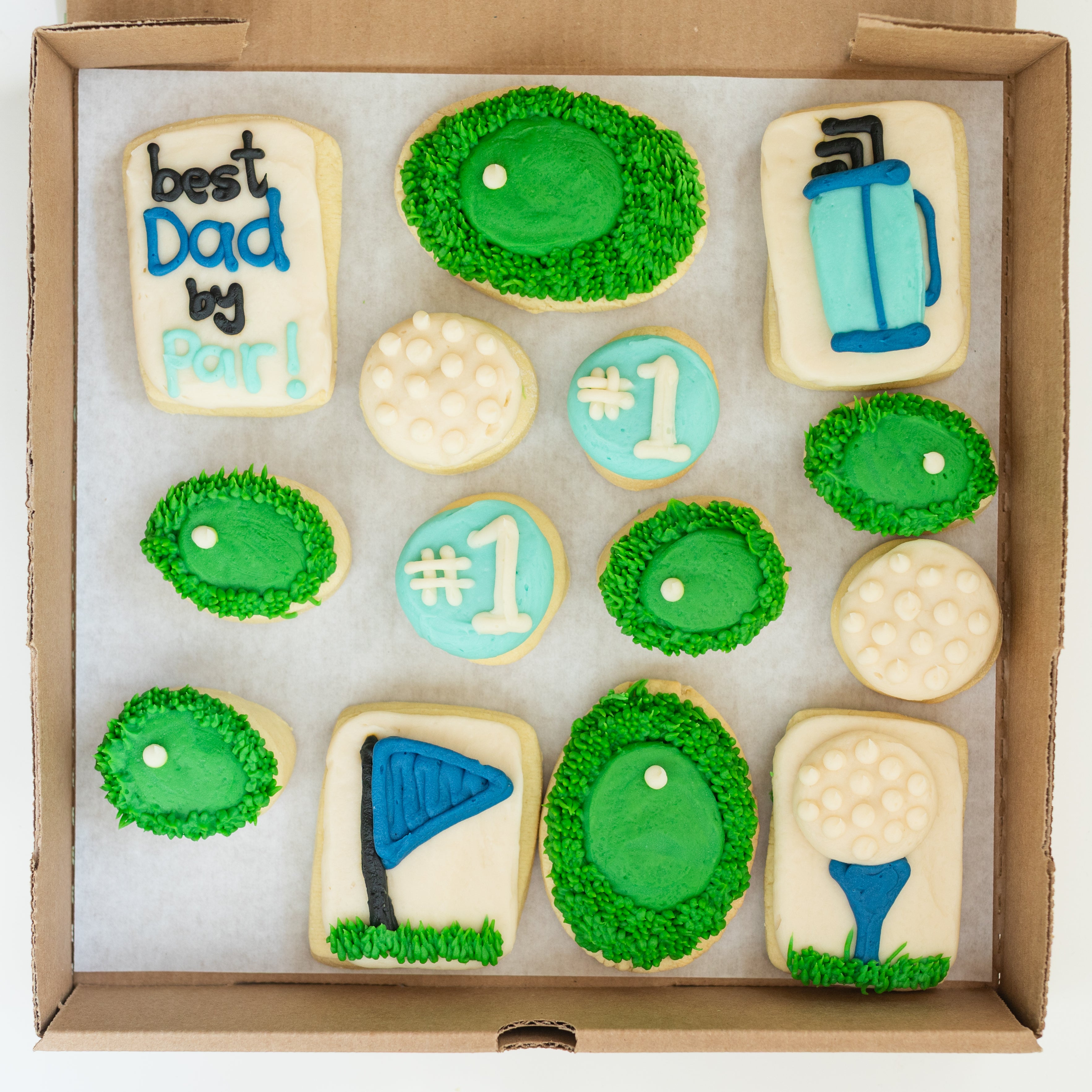 Best dad by "Par" Party Box (6 BIG & 8 MINI)