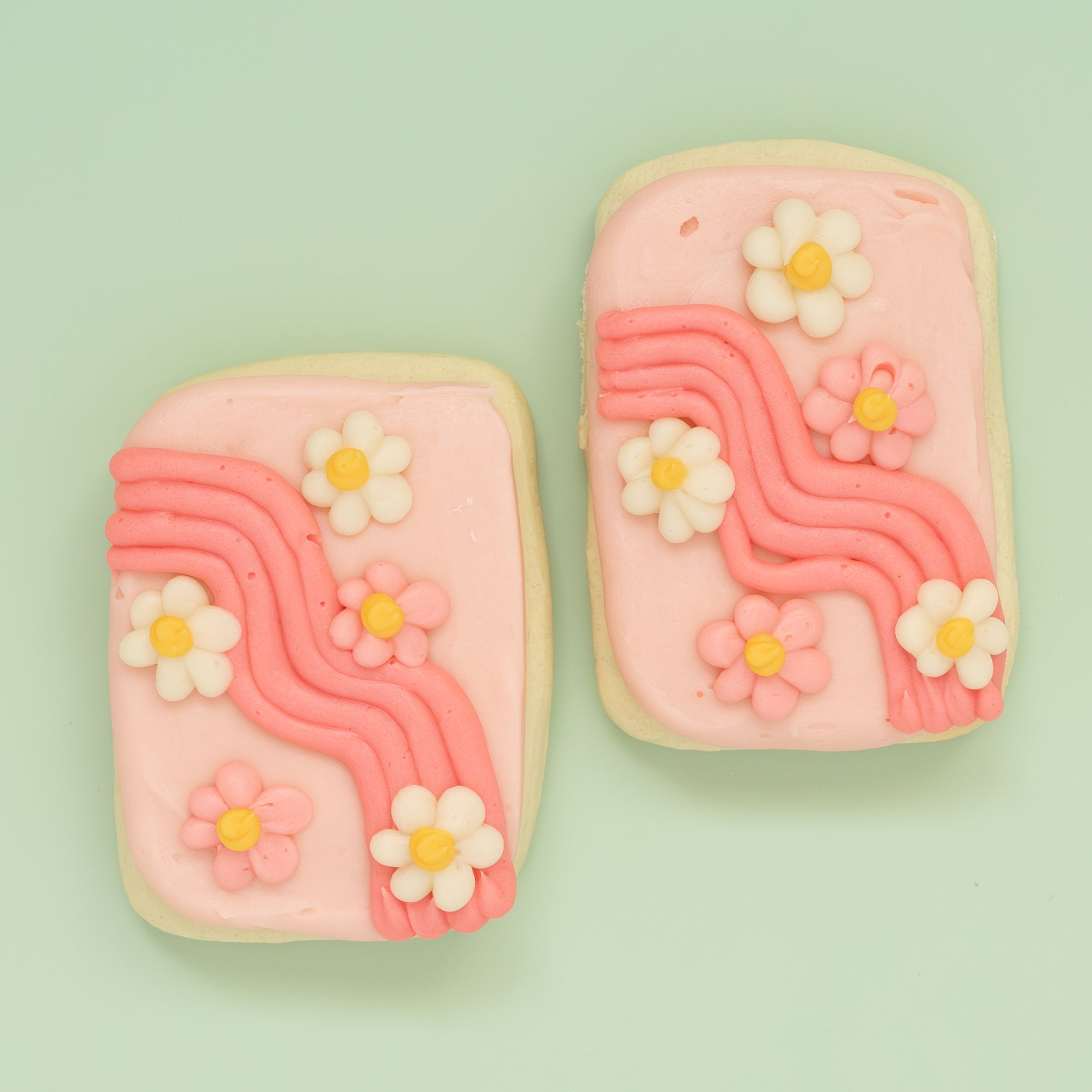 Floral BIG Sugar Cookies (1 Dozen)