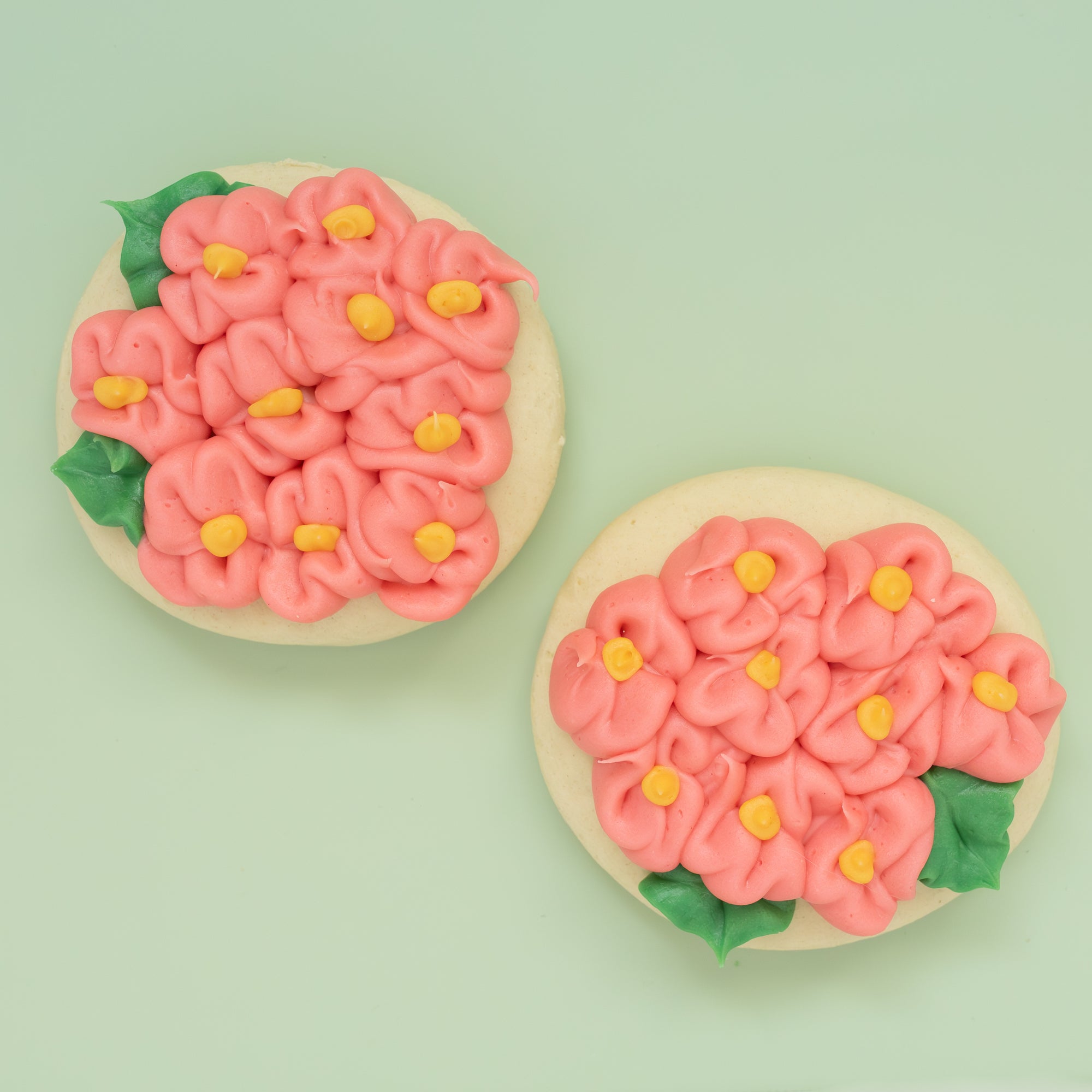 Floral BIG Sugar Cookies (1 Dozen)