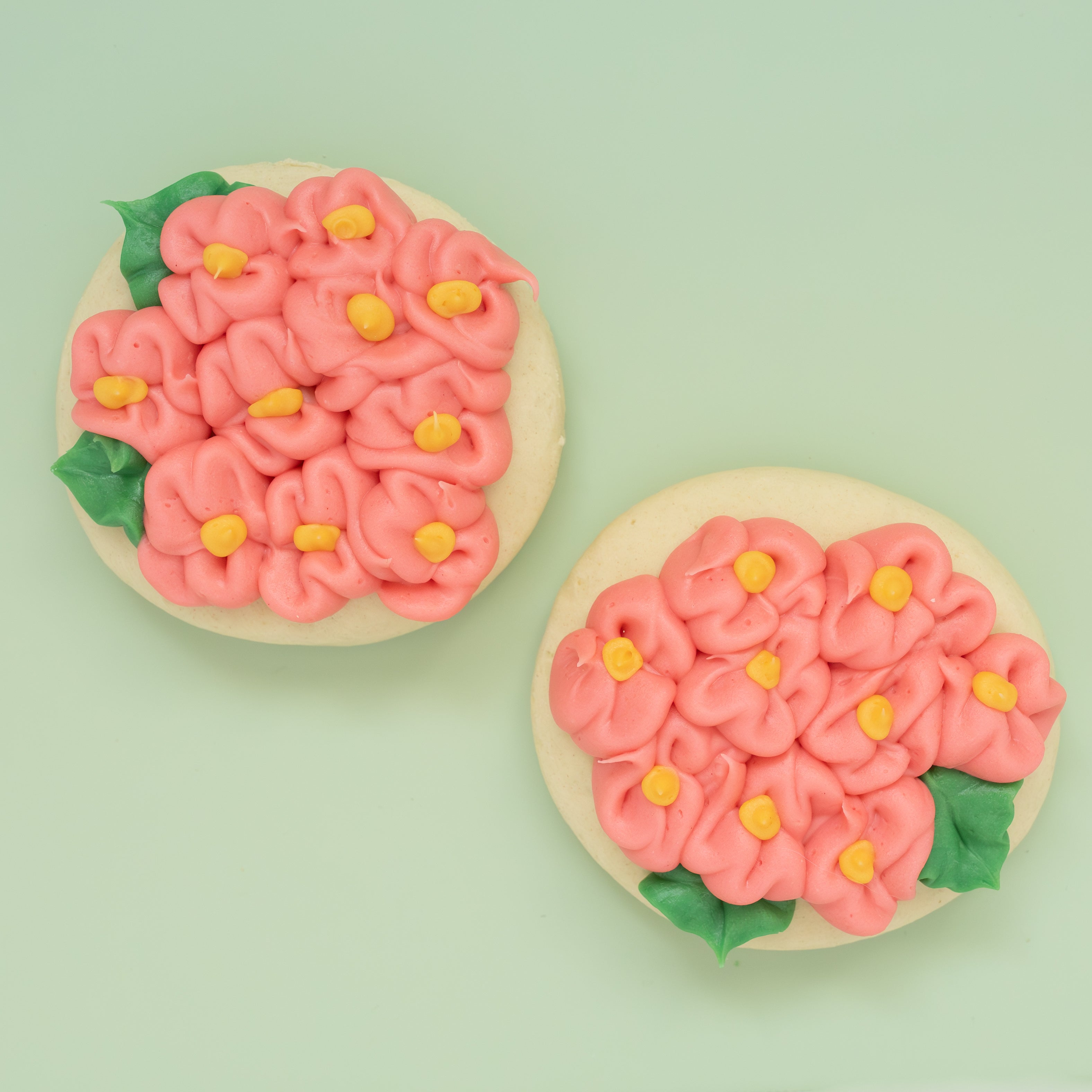 Floral BIG Sugar Cookies (1 Dozen)