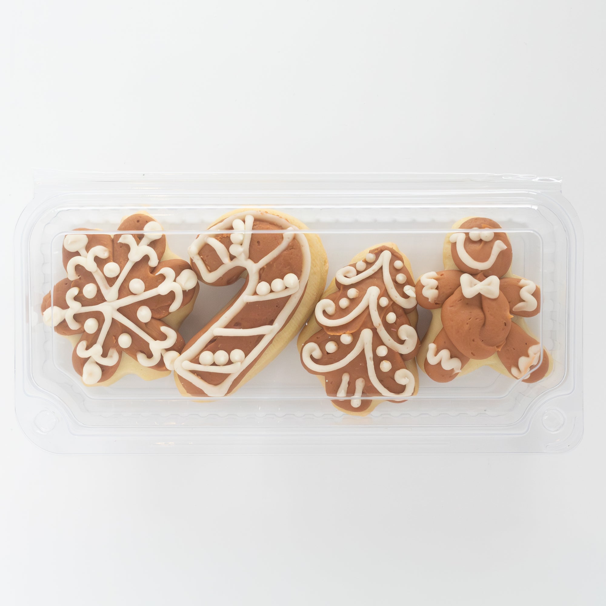 Gingerbread Party Sleeve (4 MINI Sugar Cookies)