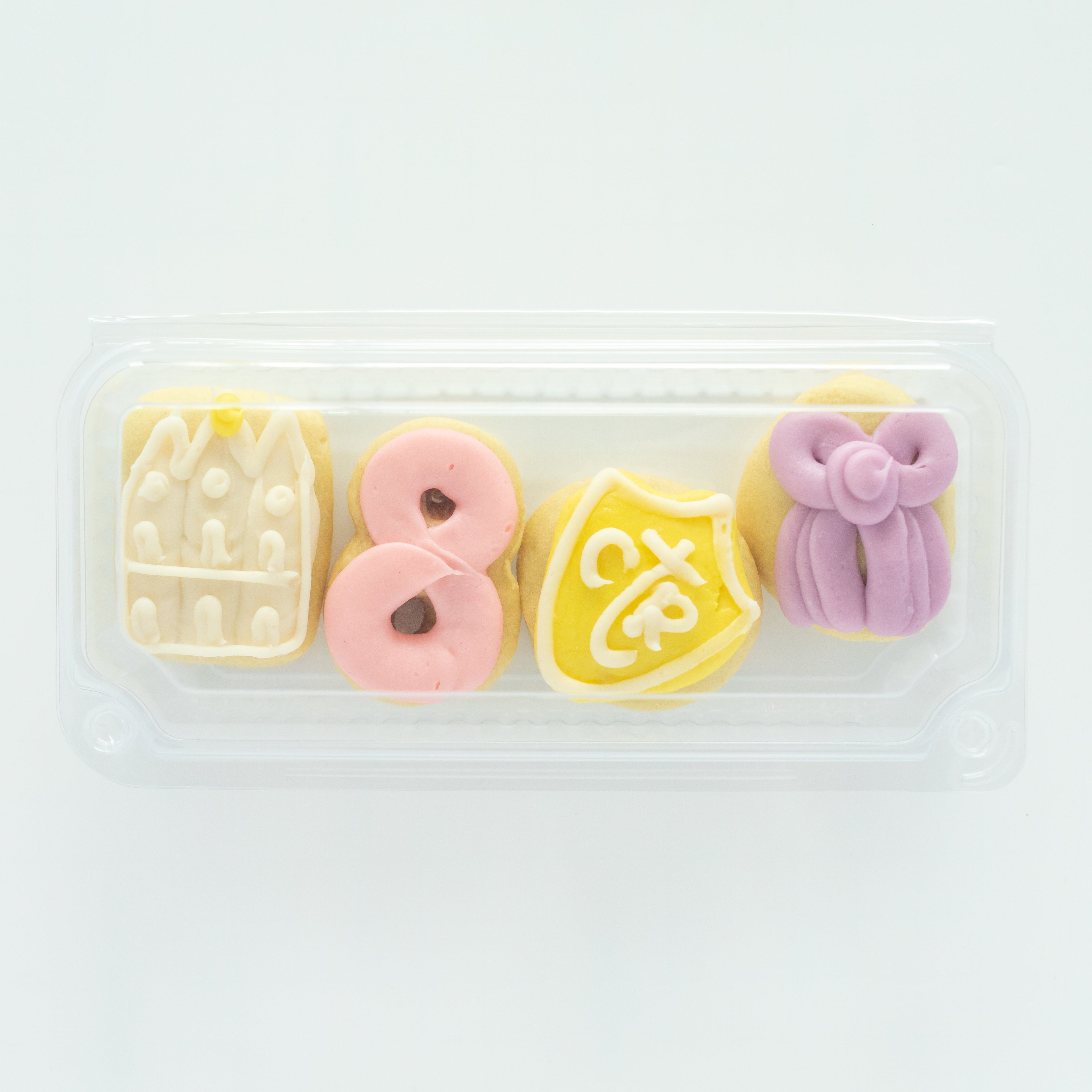 Girl Baptism Party Sleeve (4 MINI Sugar Cookies)