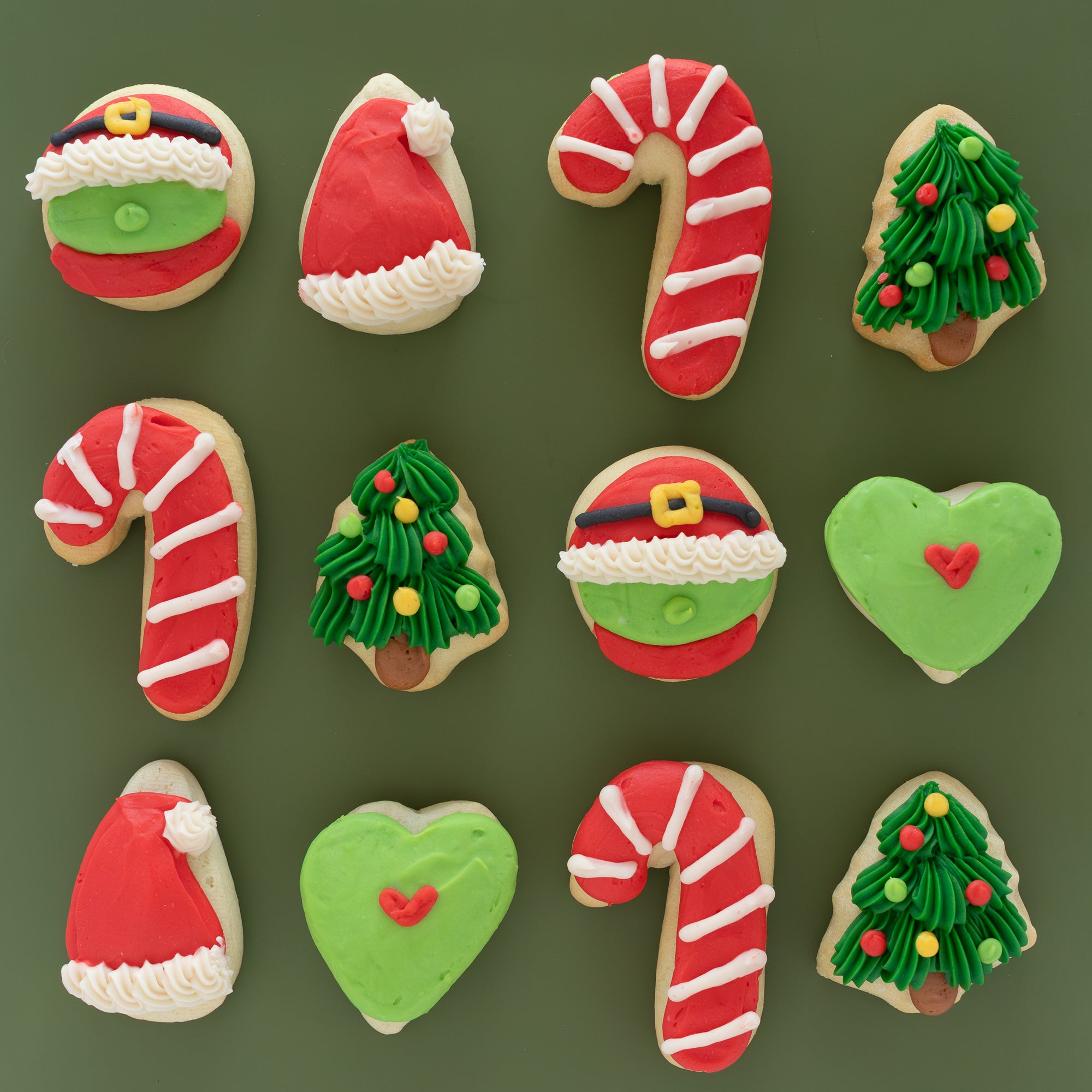 Grinch MINI Sugar Cookies (1 Dozen)