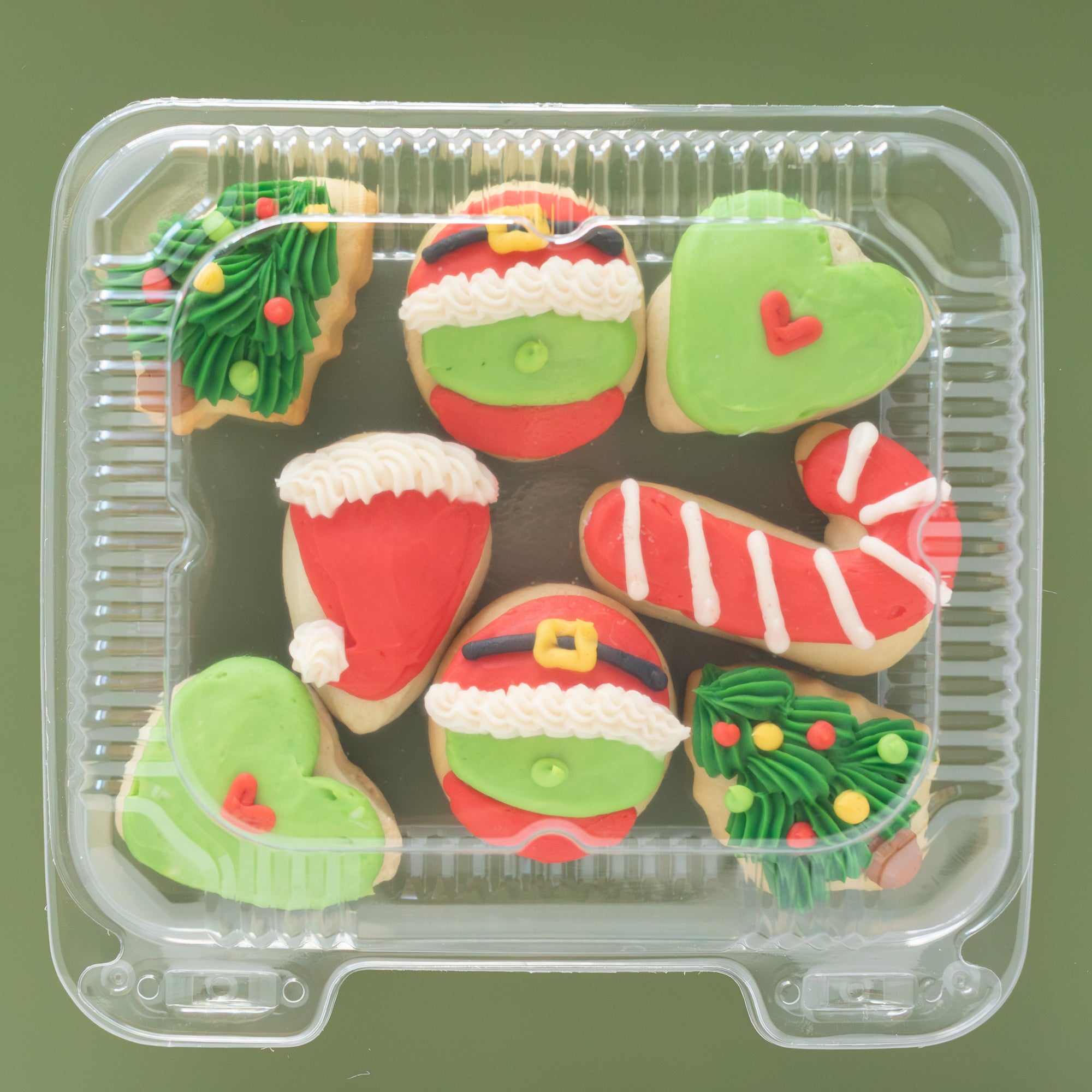Grinch Party Pack (8 MINI Sugar Cookies)