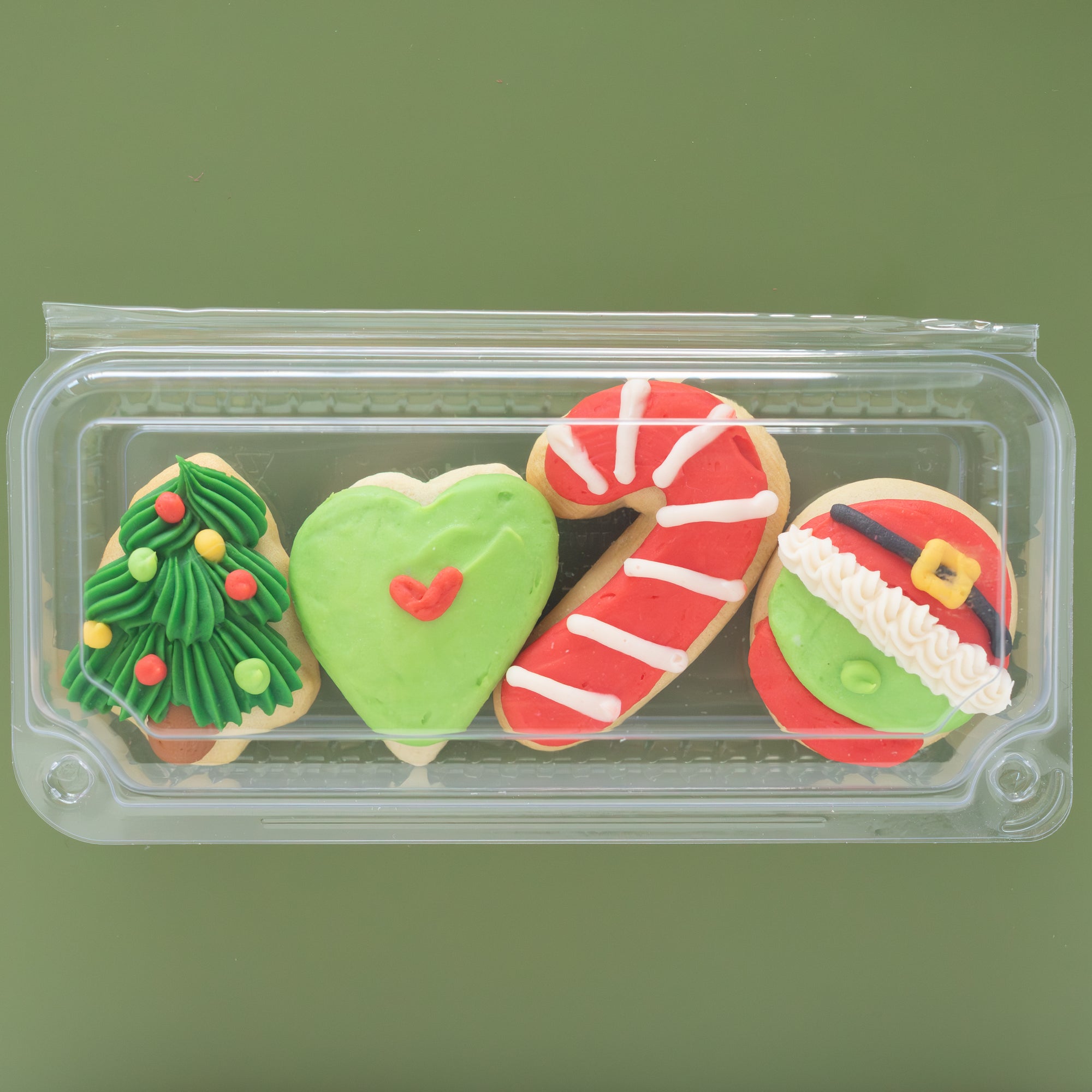 Grinch Party Sleeve (4 MINI Sugar Cookies)