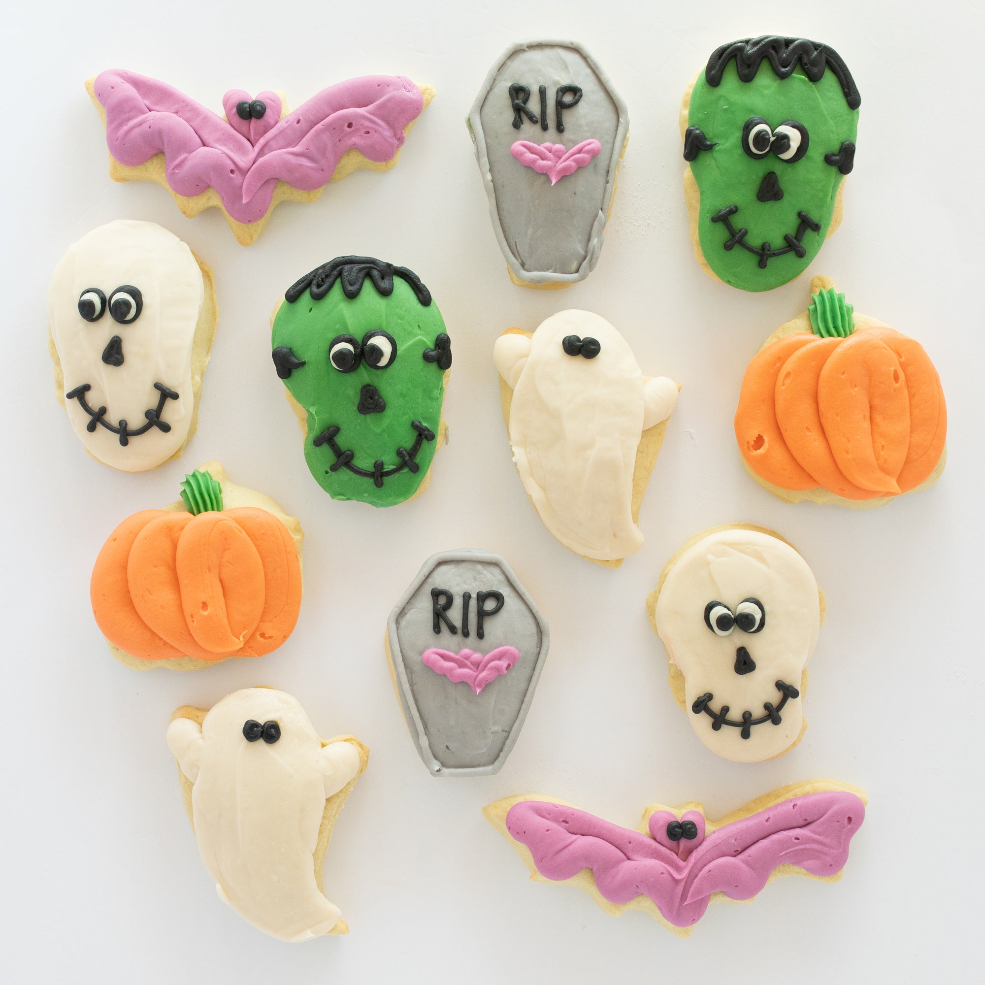 Halloween BIG Sugar Cookies (1 Dozen)