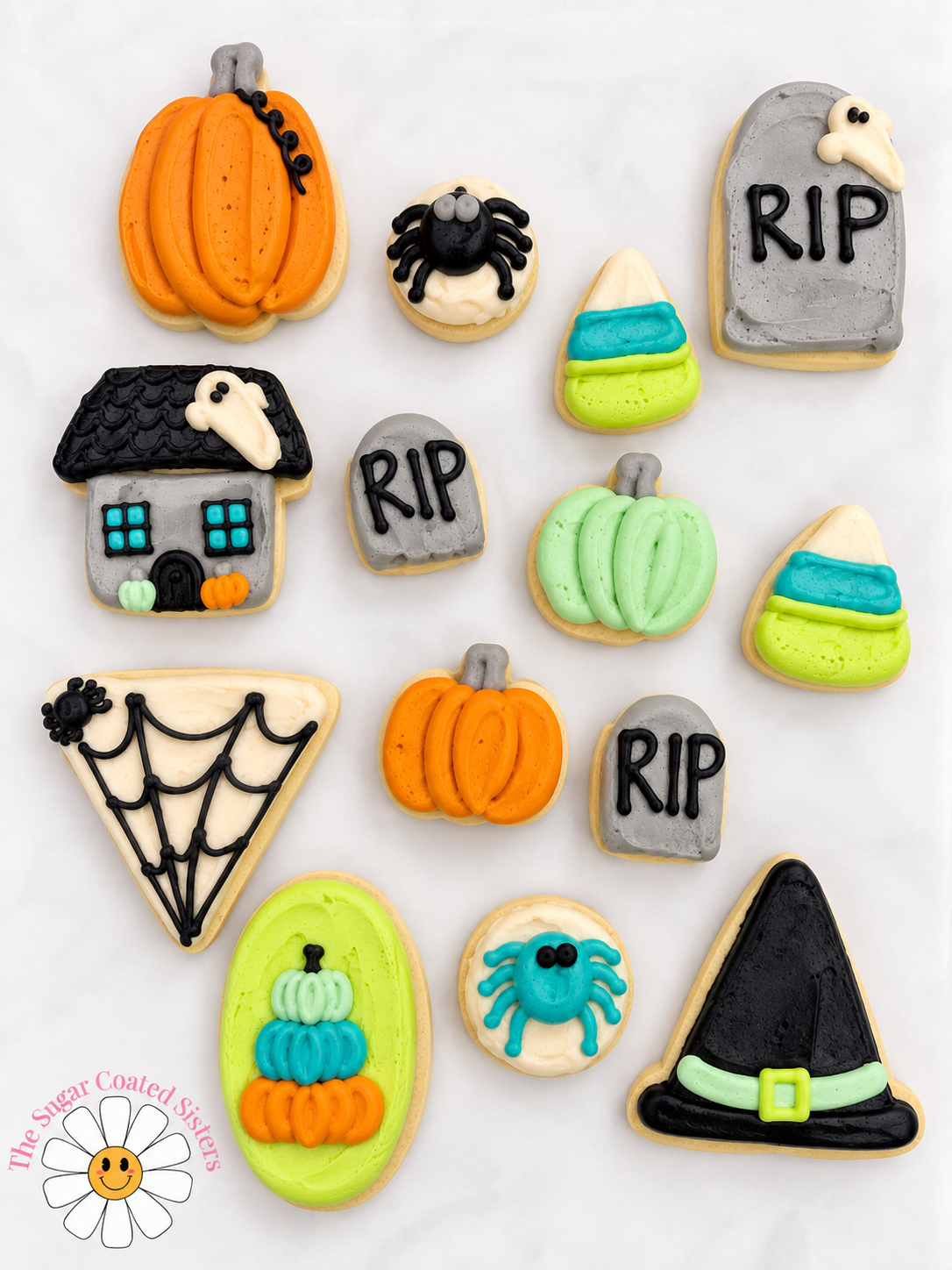 Creeper Party Box (6 BIG & 8 MINI Sugar cookies)
