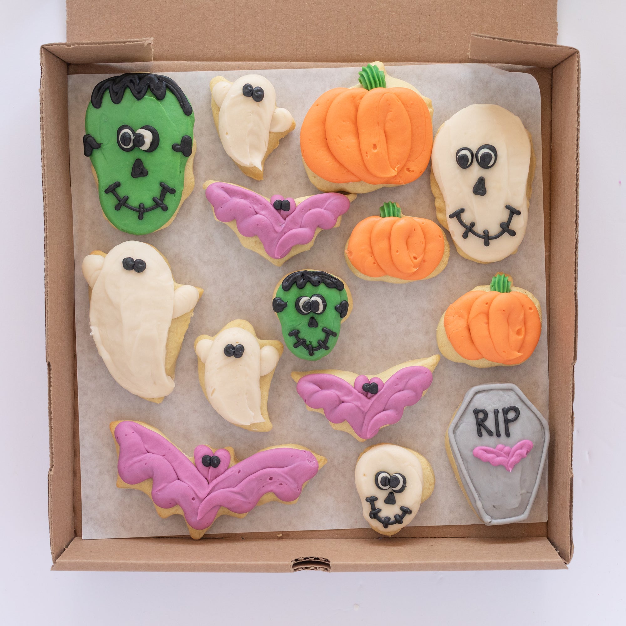 Halloween Party Box (6 BIG & 8 MINI Sugar cookies)