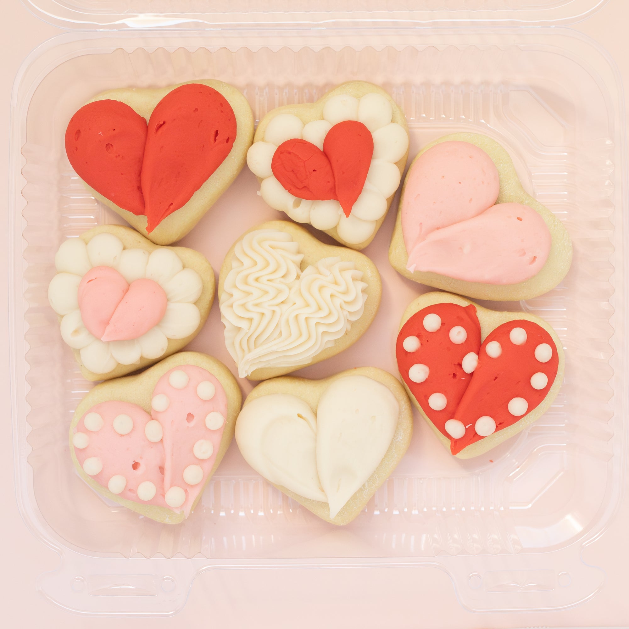 Heart Party Pack (8 MINI cookies)