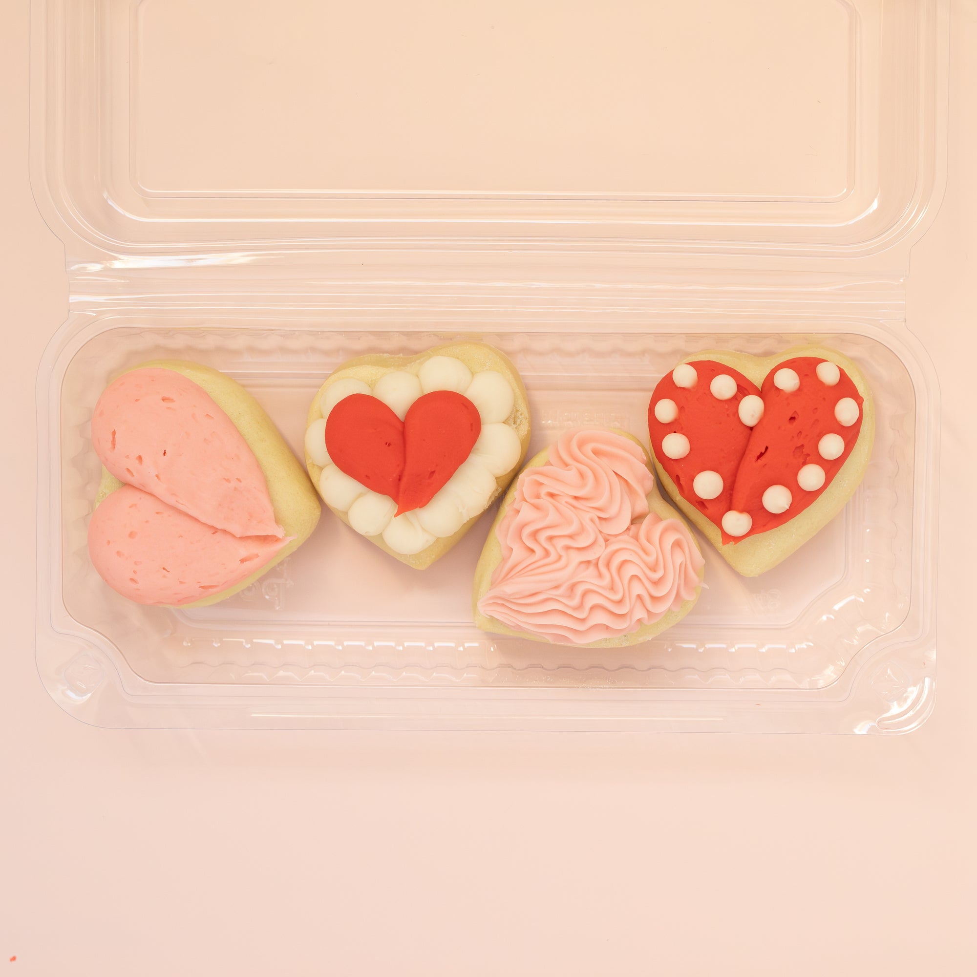 Heart Party Sleeve (4 MINI cookies)