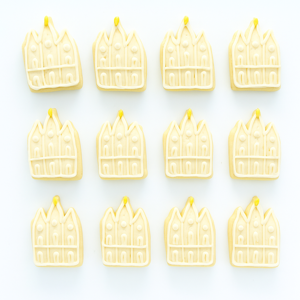 Girl Baptism BIG Sugar Cookies (1 Dozen)