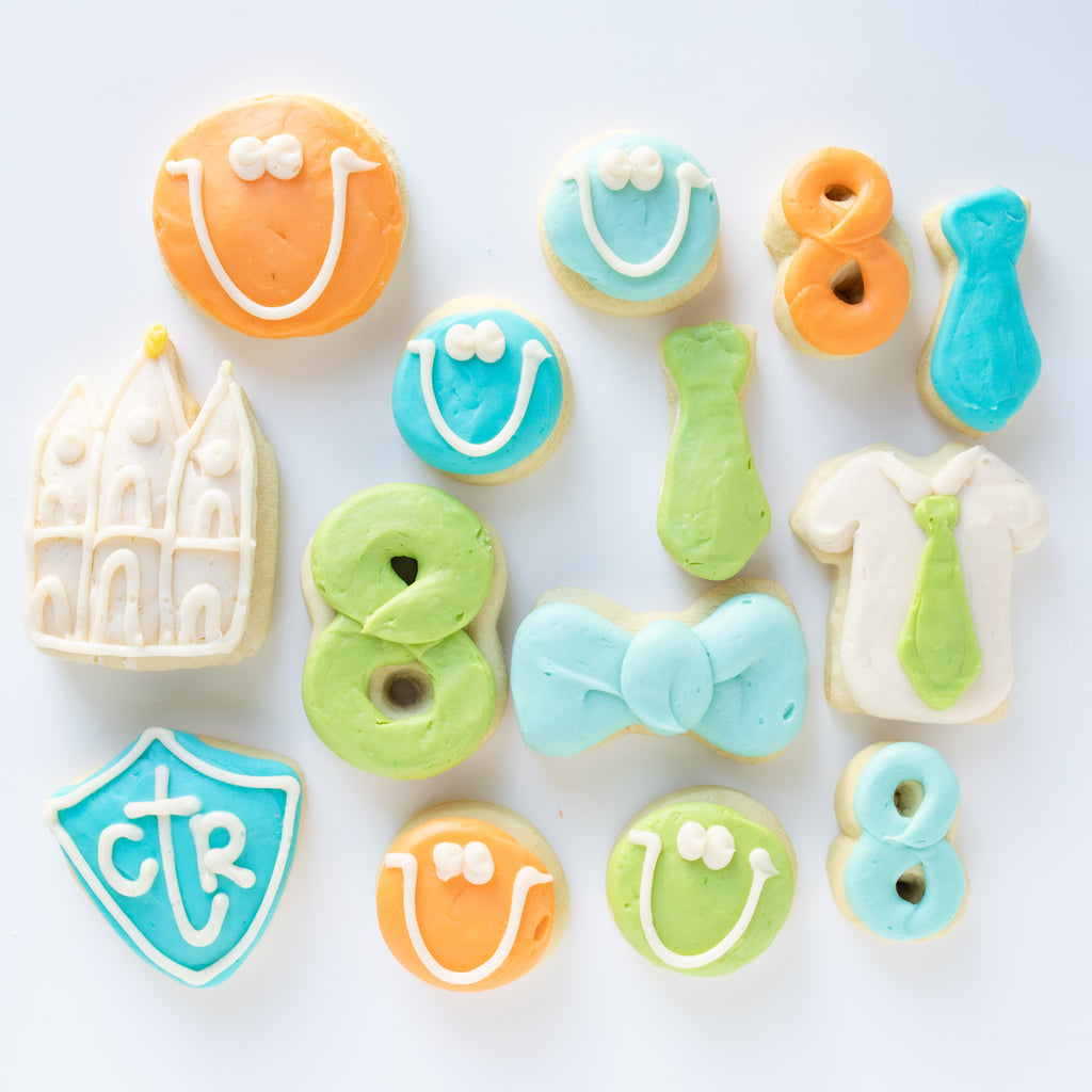 Boy Baptism Party Box (6 Big 8 Mini)