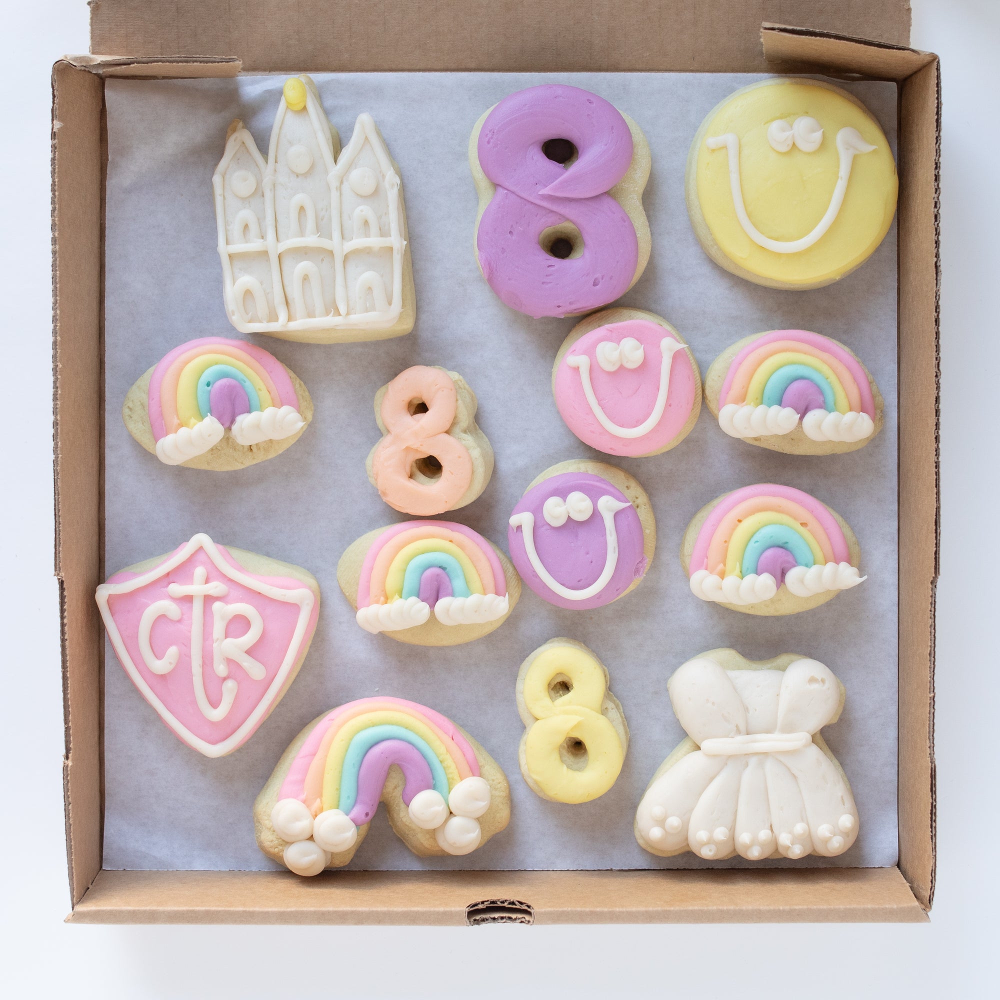 Girl Baptism Party Box (6 Big 8 Mini)