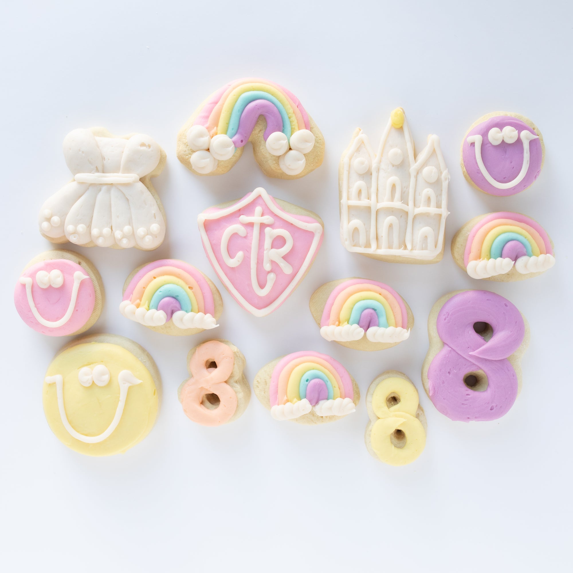 Girl Baptism Party Box (6 Big 8 Mini)