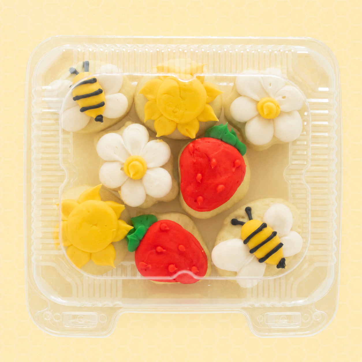 Bees & Berries Party Pack (8 MINI cookies)