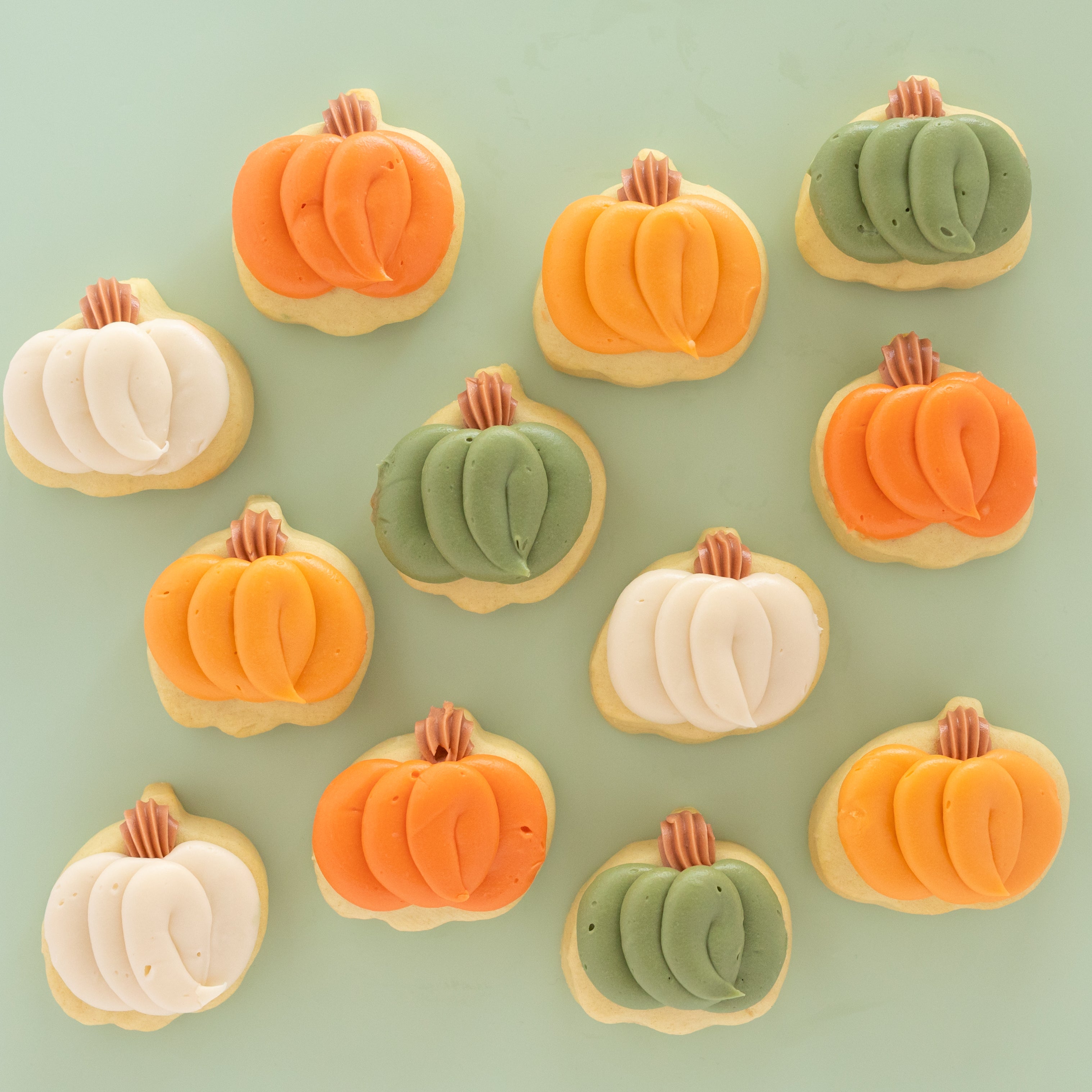 Pumpkin MINI Sugar Cookies (1 Dozen)