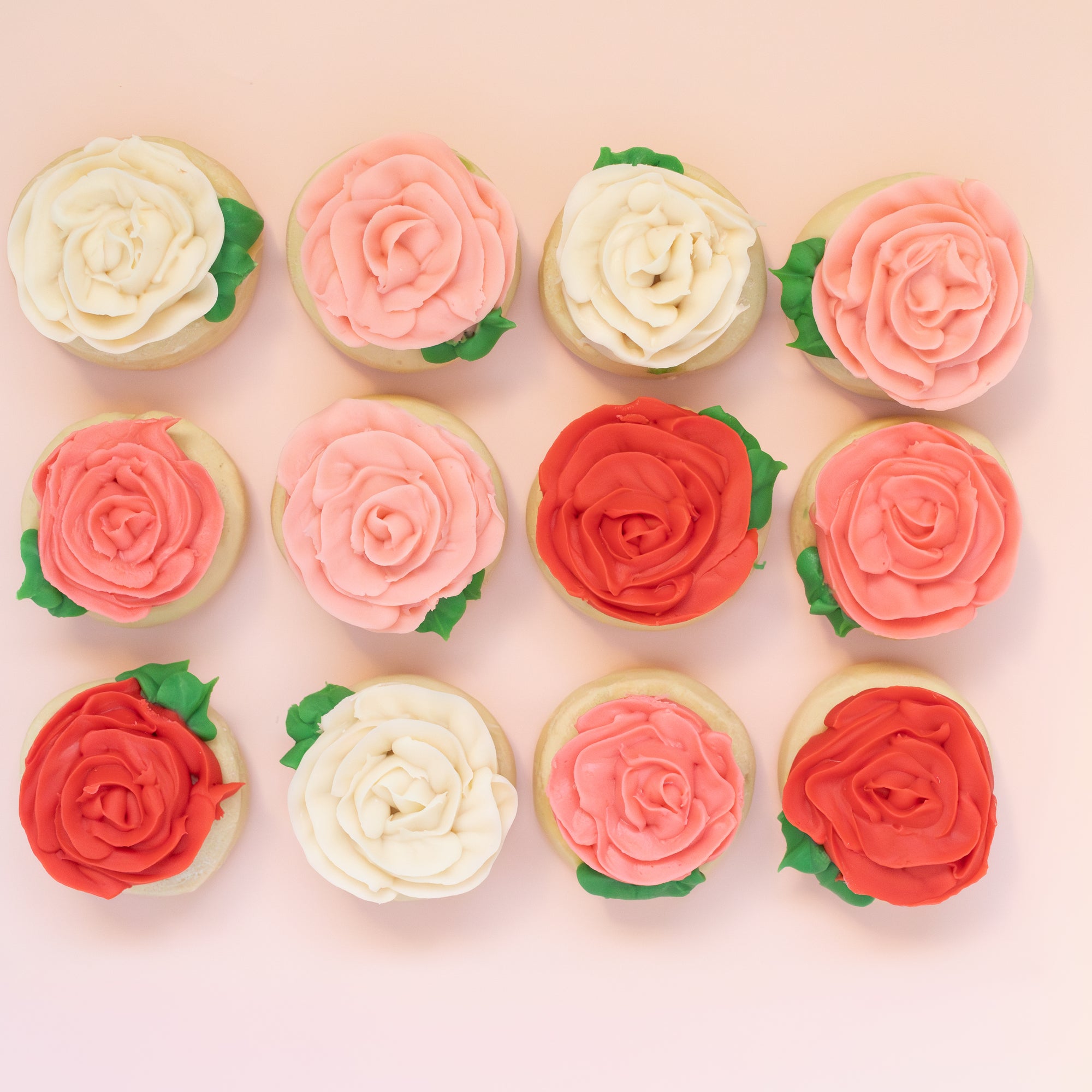 Rose MINI cookies (1 dozen)