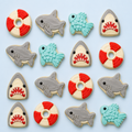 Shark Week MINI Cookies (1 Dozen)