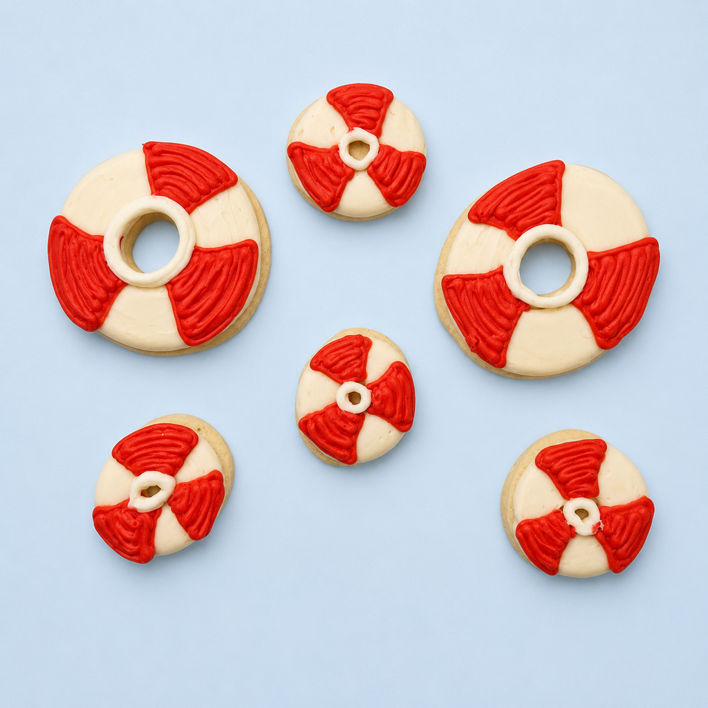 Shark Week BIG Sugar Cookies (1 Dozen)