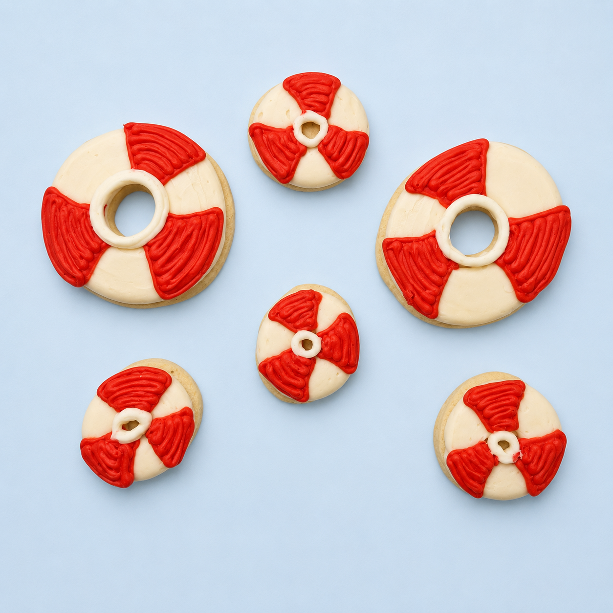 Shark Week BIG Sugar Cookies (1 Dozen)