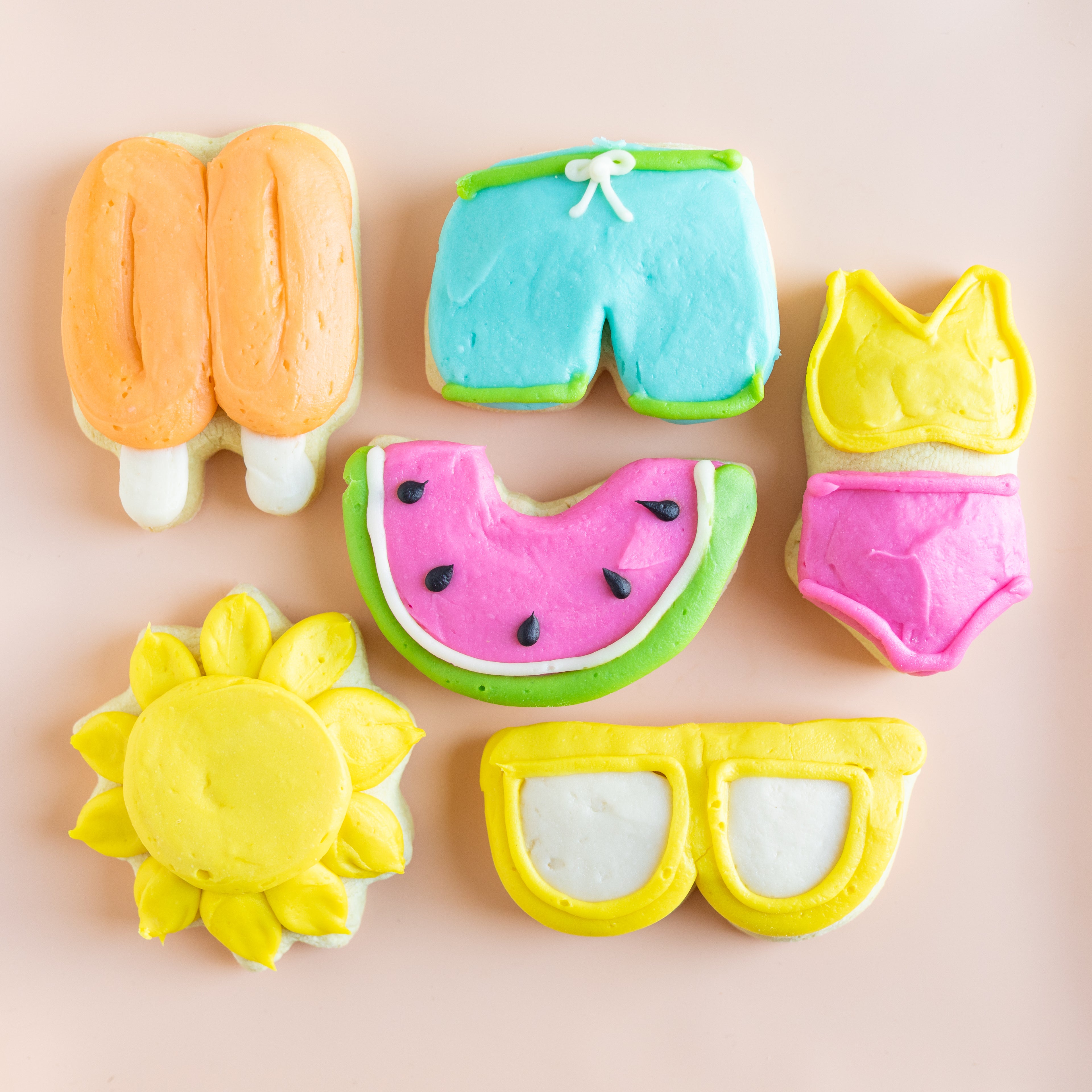 Summer BIG Sugar Cookies (1 Dozen)